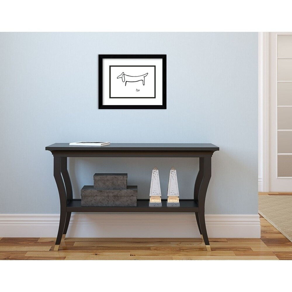 Porch & Den Pablo Picasso 'Le Chien (The Dog)' Framed Art Print