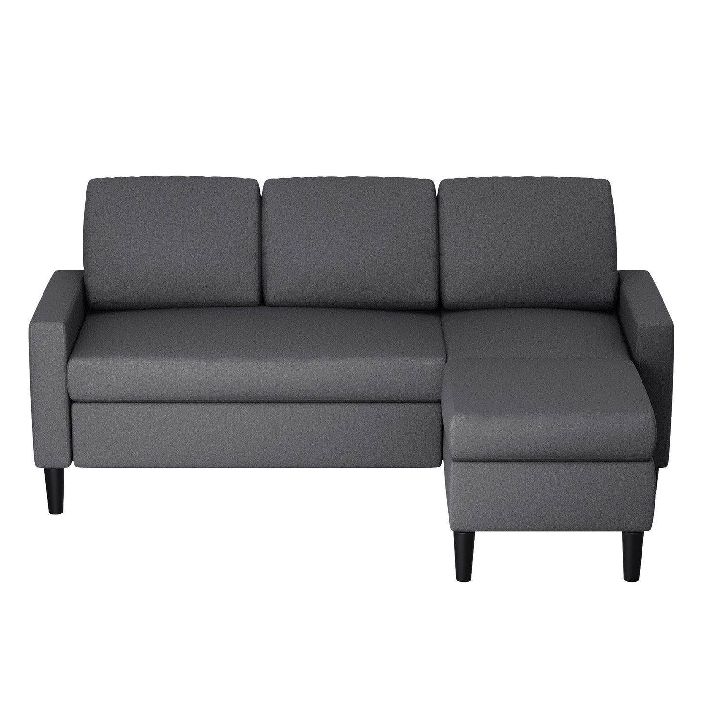 Canapé sectionnel convertible Futzca 74, petit canapé en L