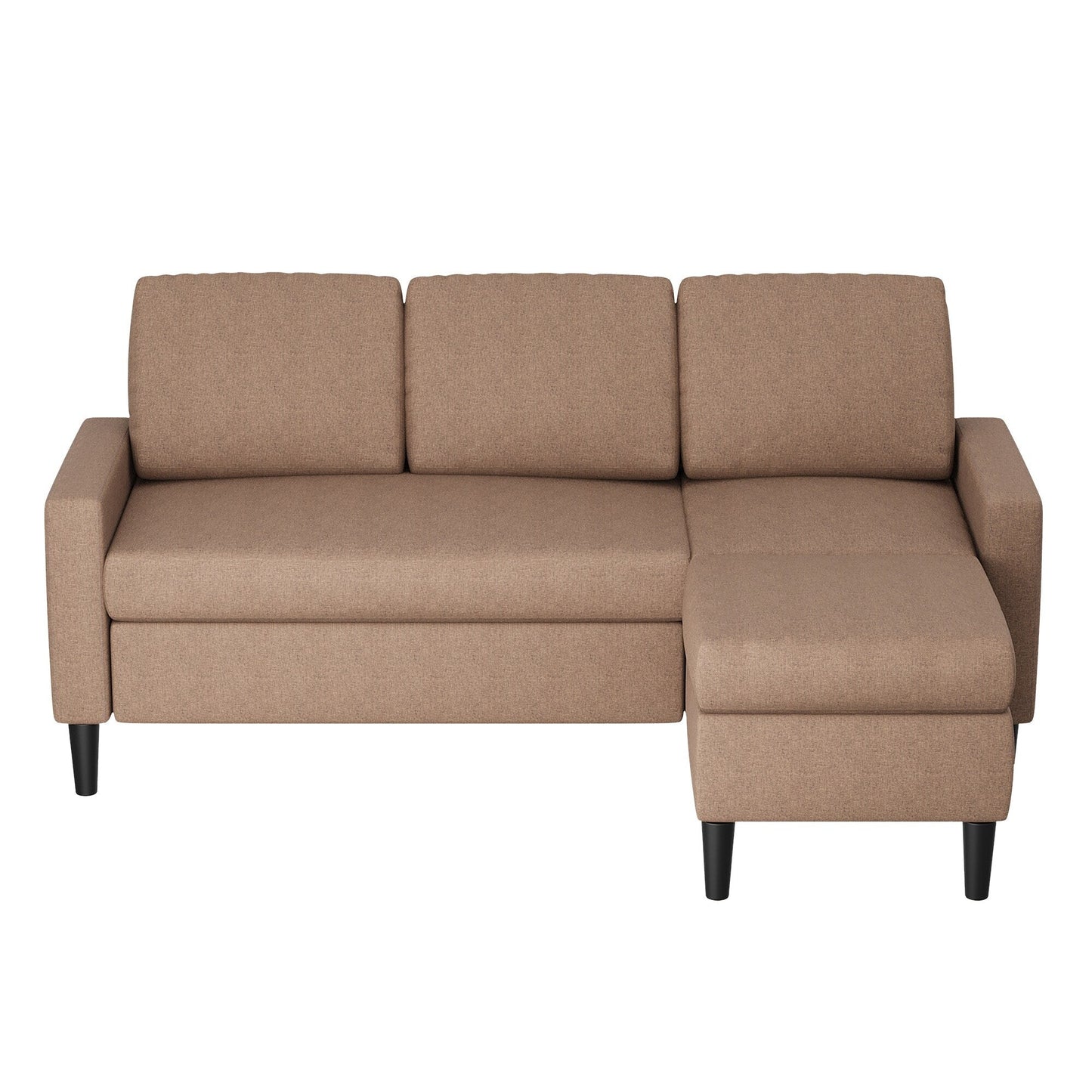 Canapé sectionnel convertible Futzca 74, petit canapé en L