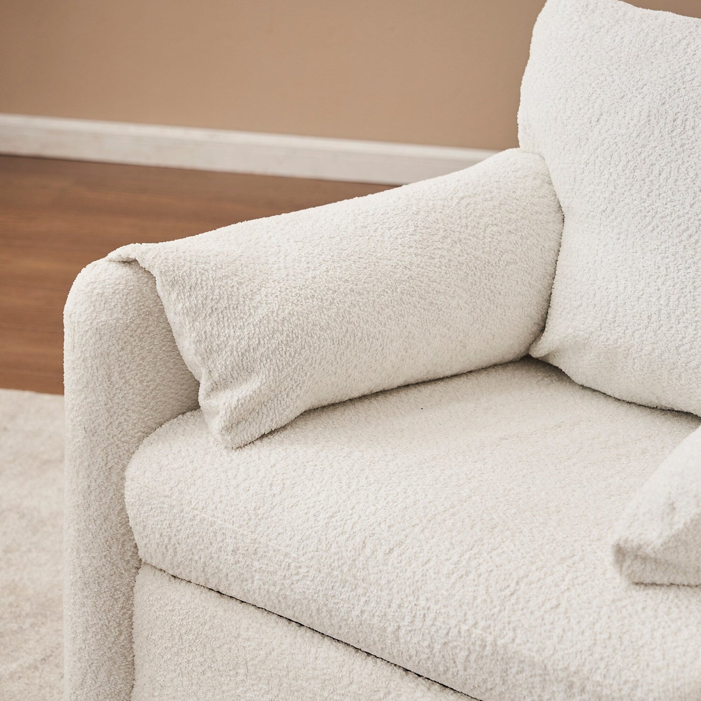 GDFStudio - Canapé Chloé confortable en chenille - Ensemble de canapés rembourrés modernes