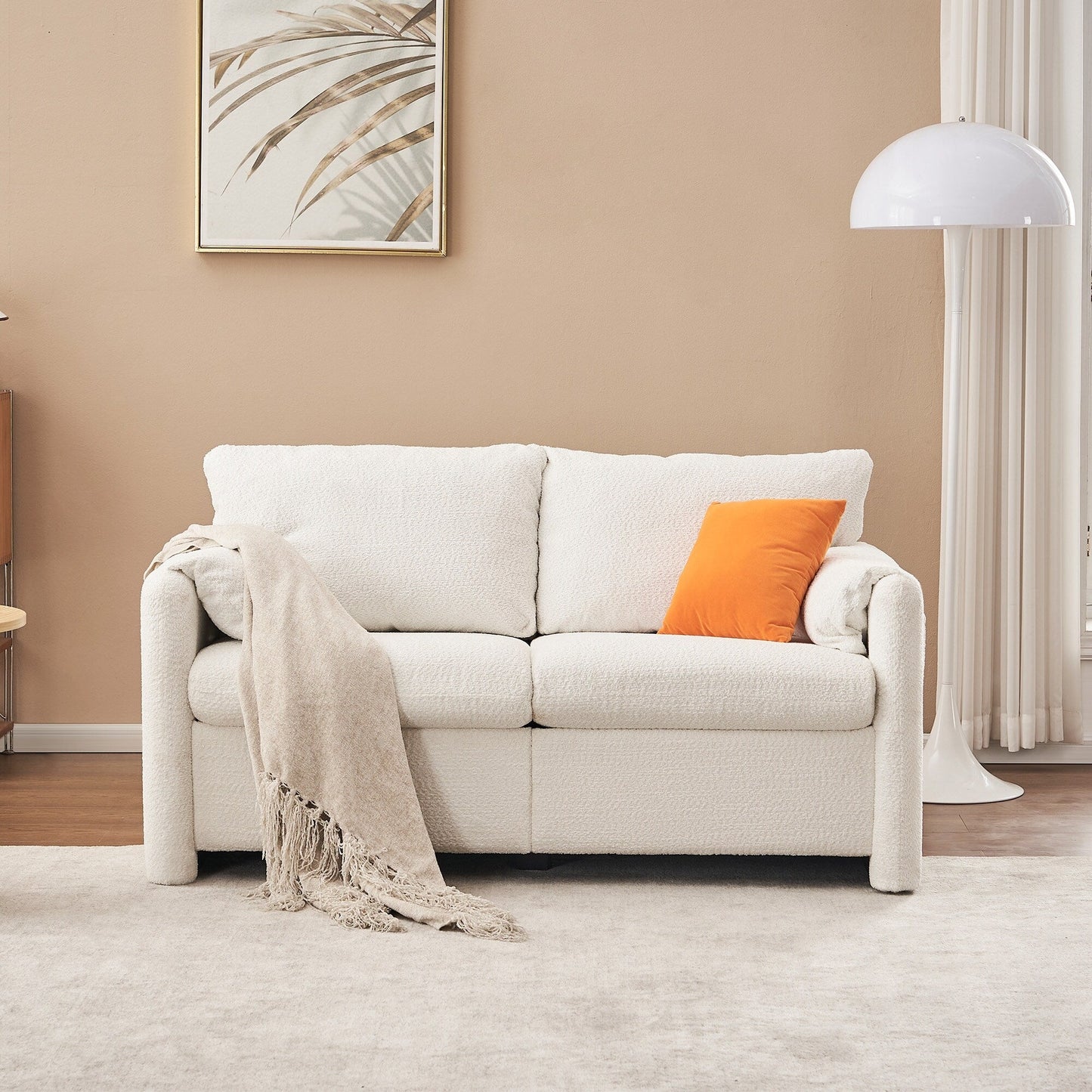 GDFStudio - Canapé Chloé confortable en chenille - Ensemble de canapés rembourrés modernes