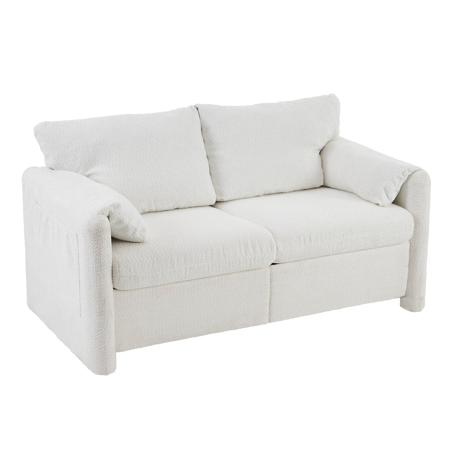 GDFStudio - Canapé Chloé confortable en chenille - Ensemble de canapés rembourrés modernes