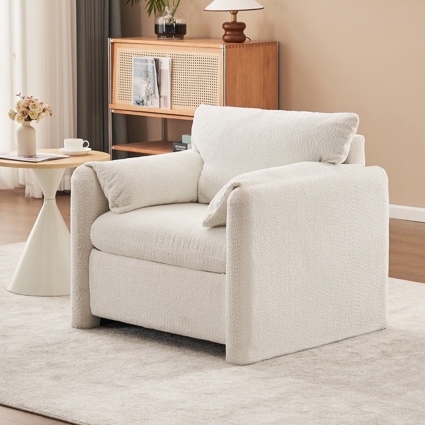 GDFStudio - Canapé Chloé confortable en chenille - Ensemble de canapés rembourrés modernes