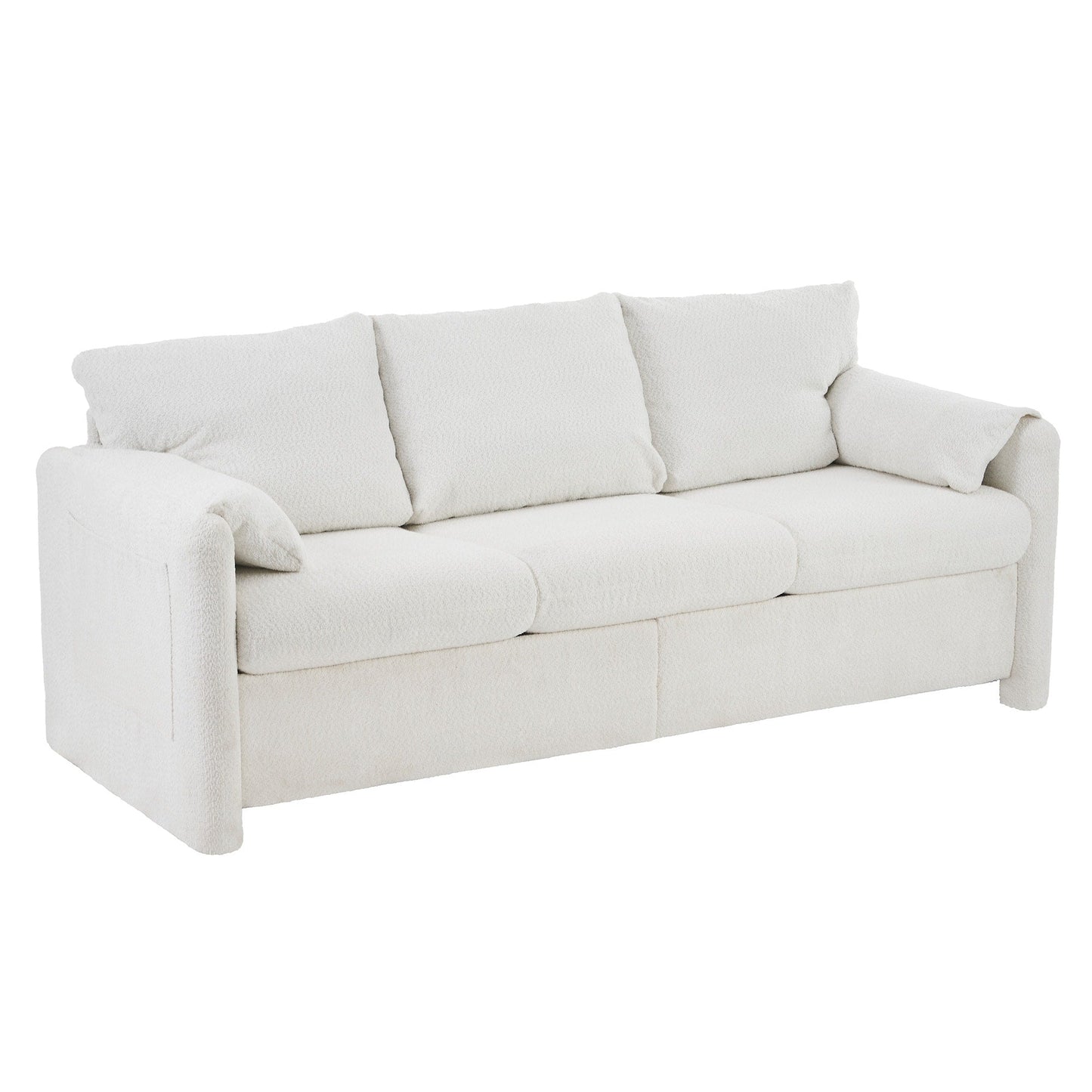 GDFStudio - Canapé Chloé confortable en chenille - Ensemble de canapés rembourrés modernes