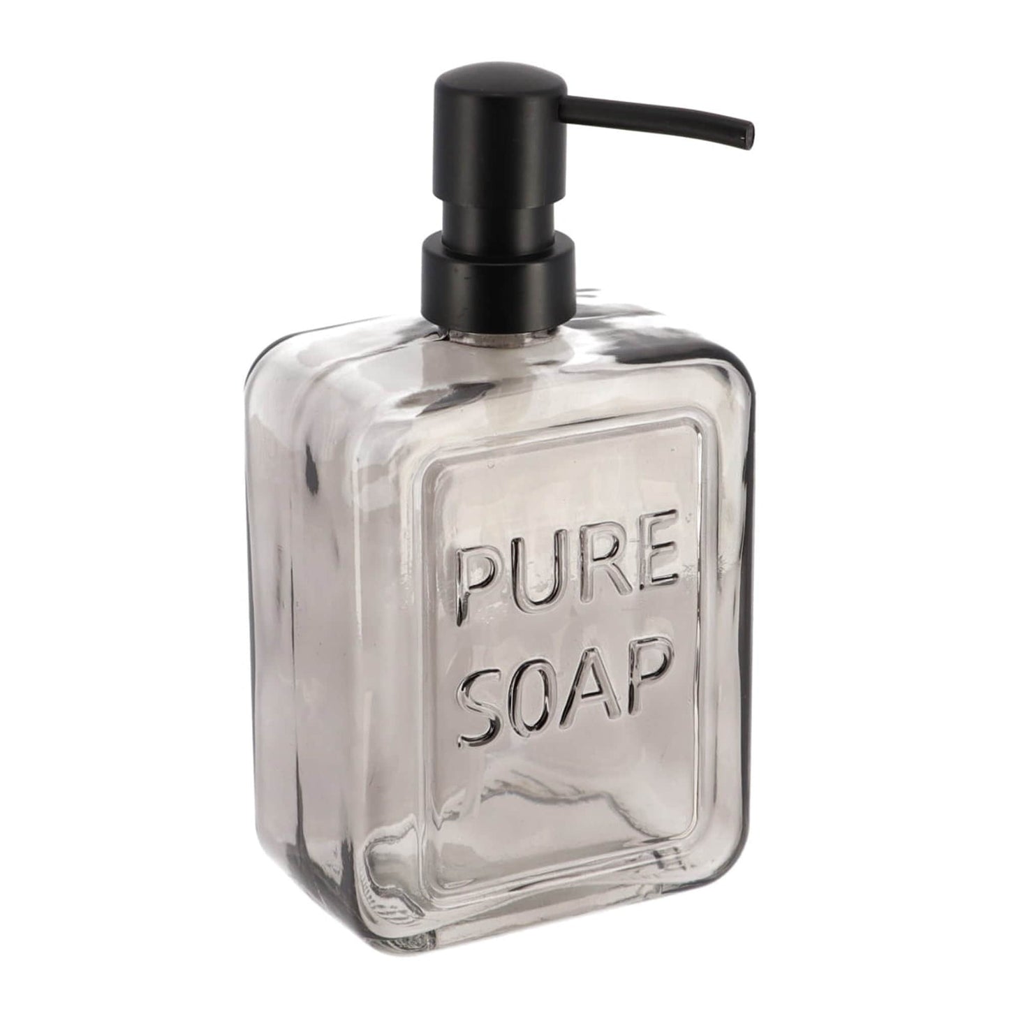 vintage Glass Soap Dispenser PURE SOAP 18 FL OZ - 18 Fl Oz