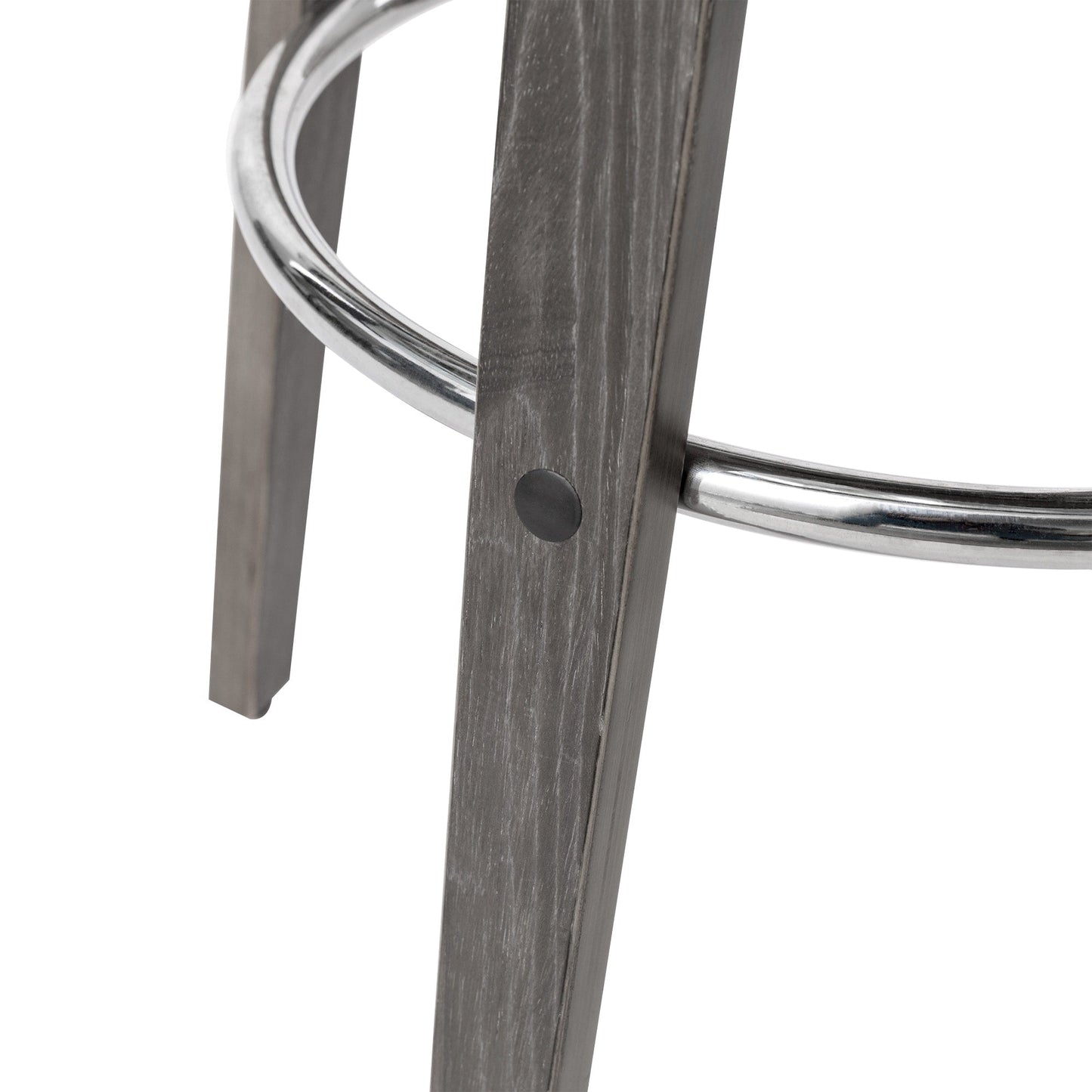Glitzhome Set of 2 or 4 Modern Counter & Bar Height Wooden Swivel Bar Stools