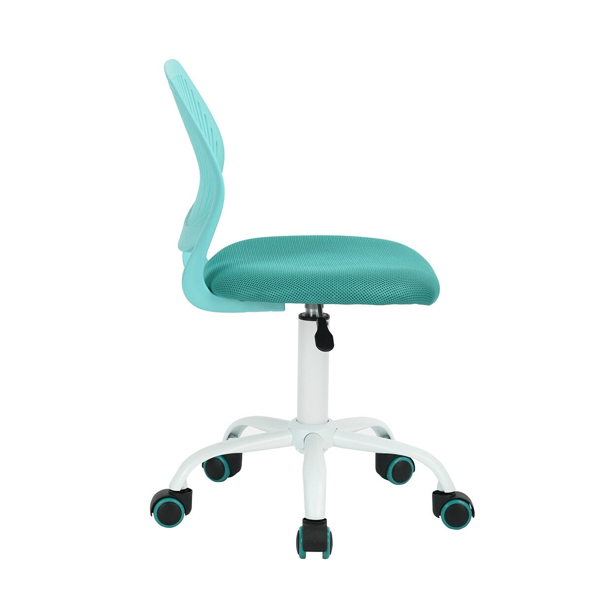 HomyLin Armless Swivel Kids Desk Chair with Mesh Padded Seating