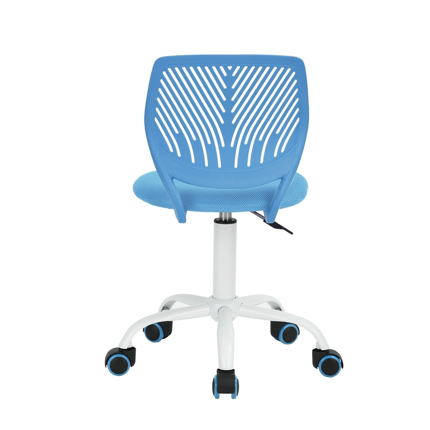 HomyLin Armless Swivel Kids Desk Chair with Mesh Padded Seating