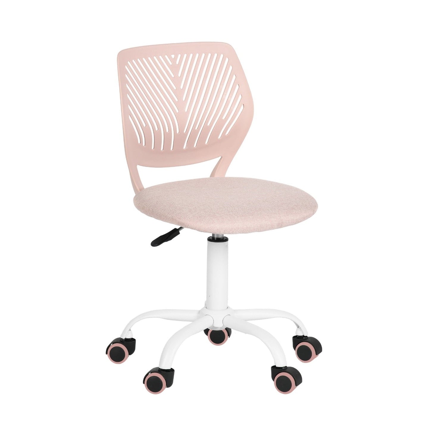 HomyLin Armless Swivel Kids Desk Chair with Mesh Padded Seating