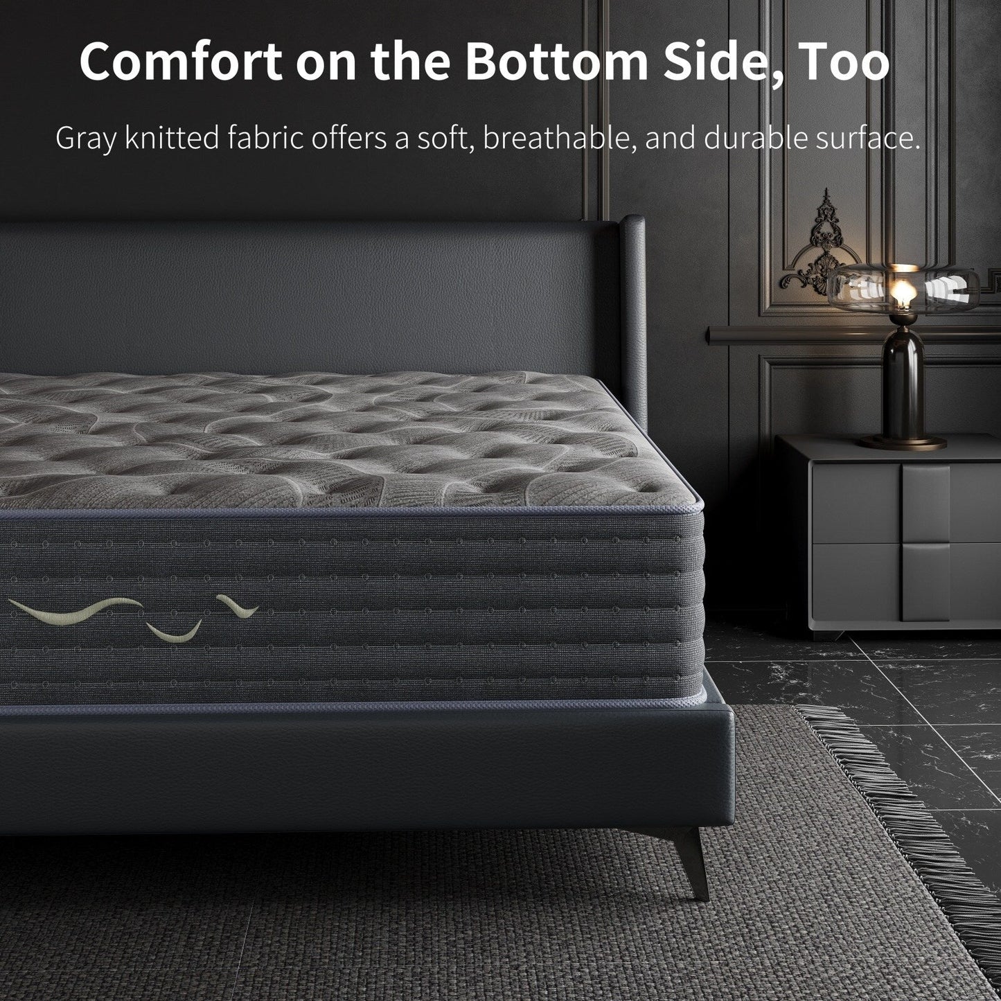 SweDrea 14 in. Luxurious Double-Sided Hybrid Mattress – Medium/Firm with CertiPUR-US, SGS and OEKO-TEX
