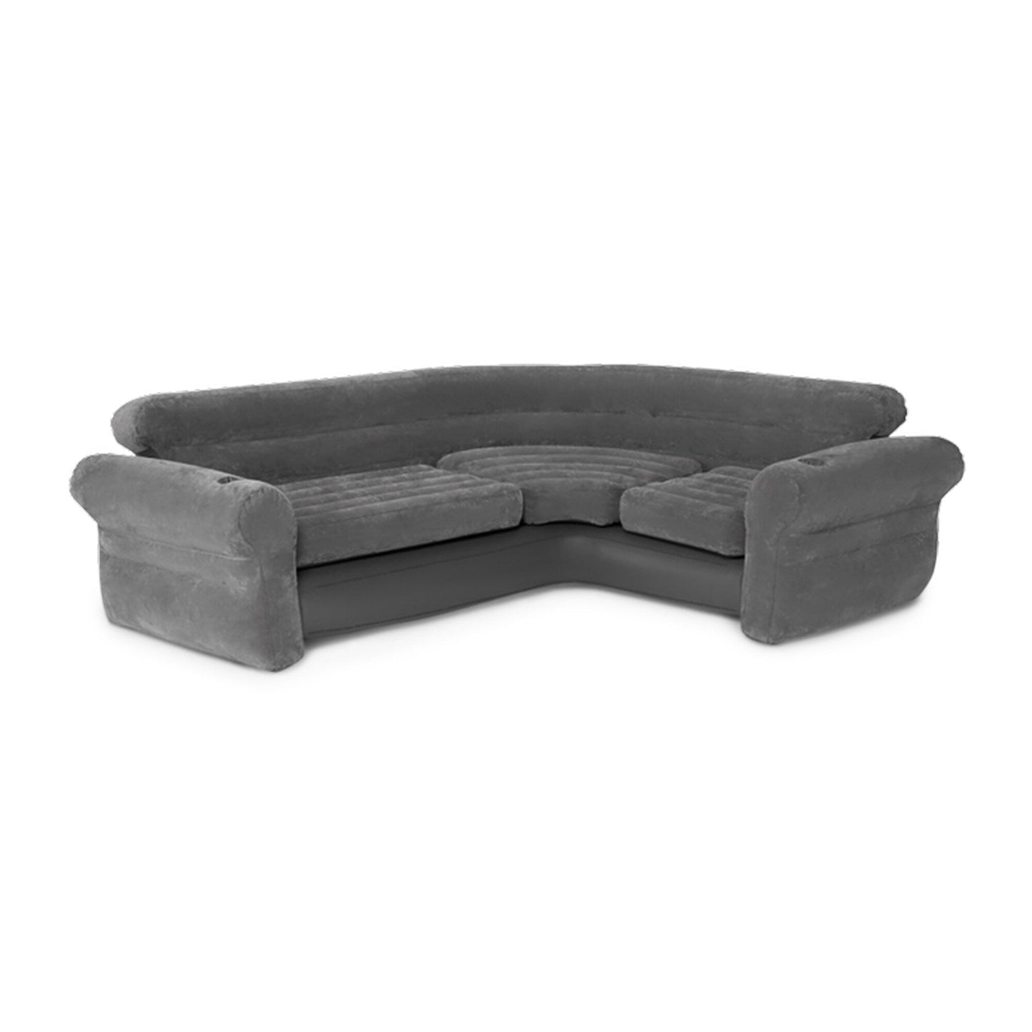 Canapé d'angle gonflable Intex, beige