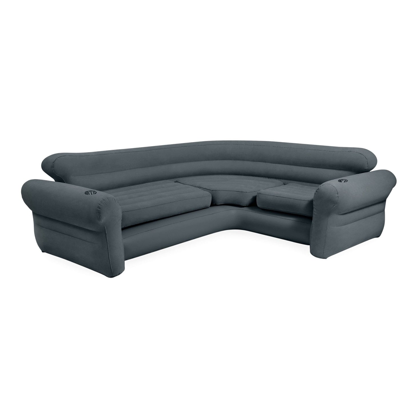Canapé d'angle gonflable Intex, beige