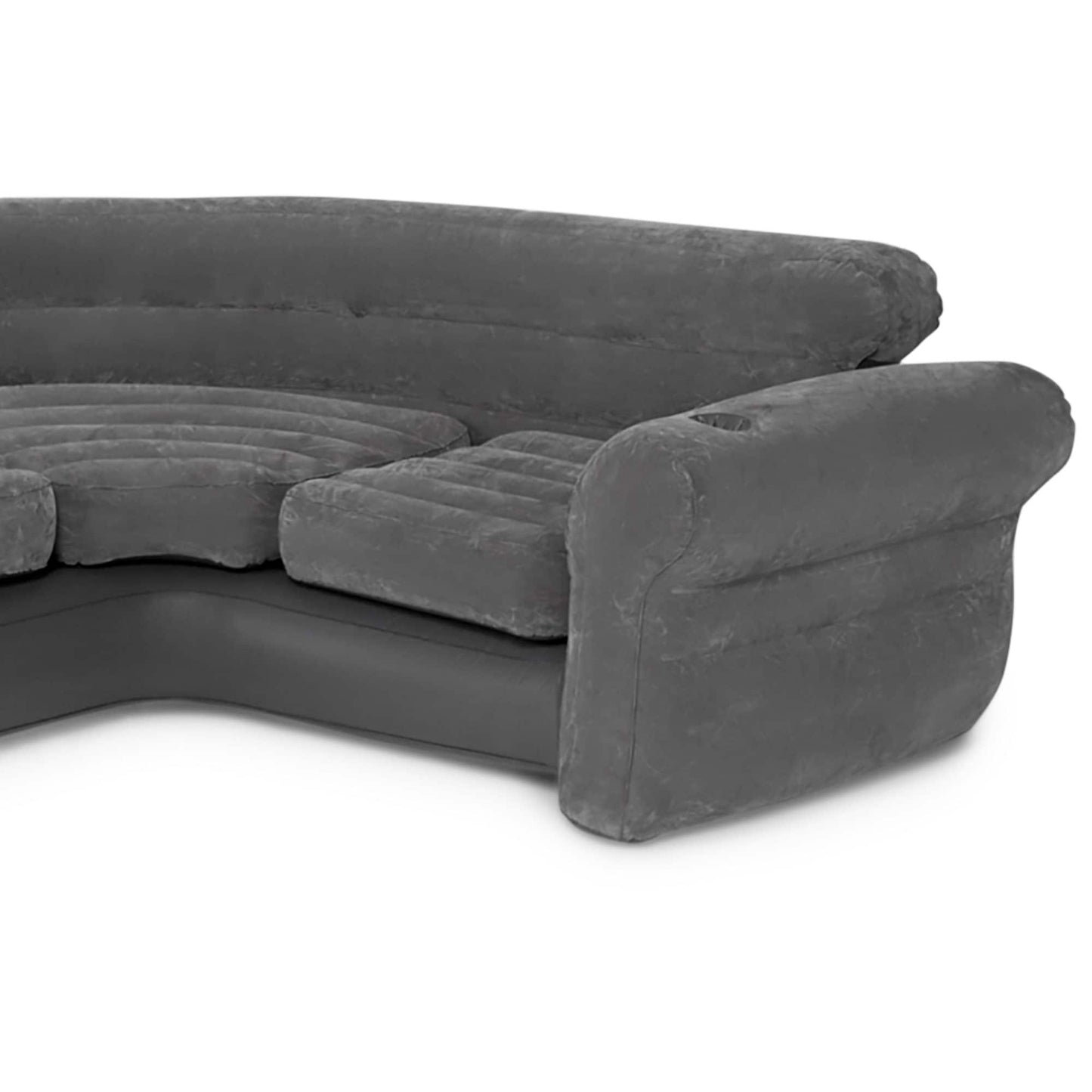 Canapé d'angle gonflable Intex, beige