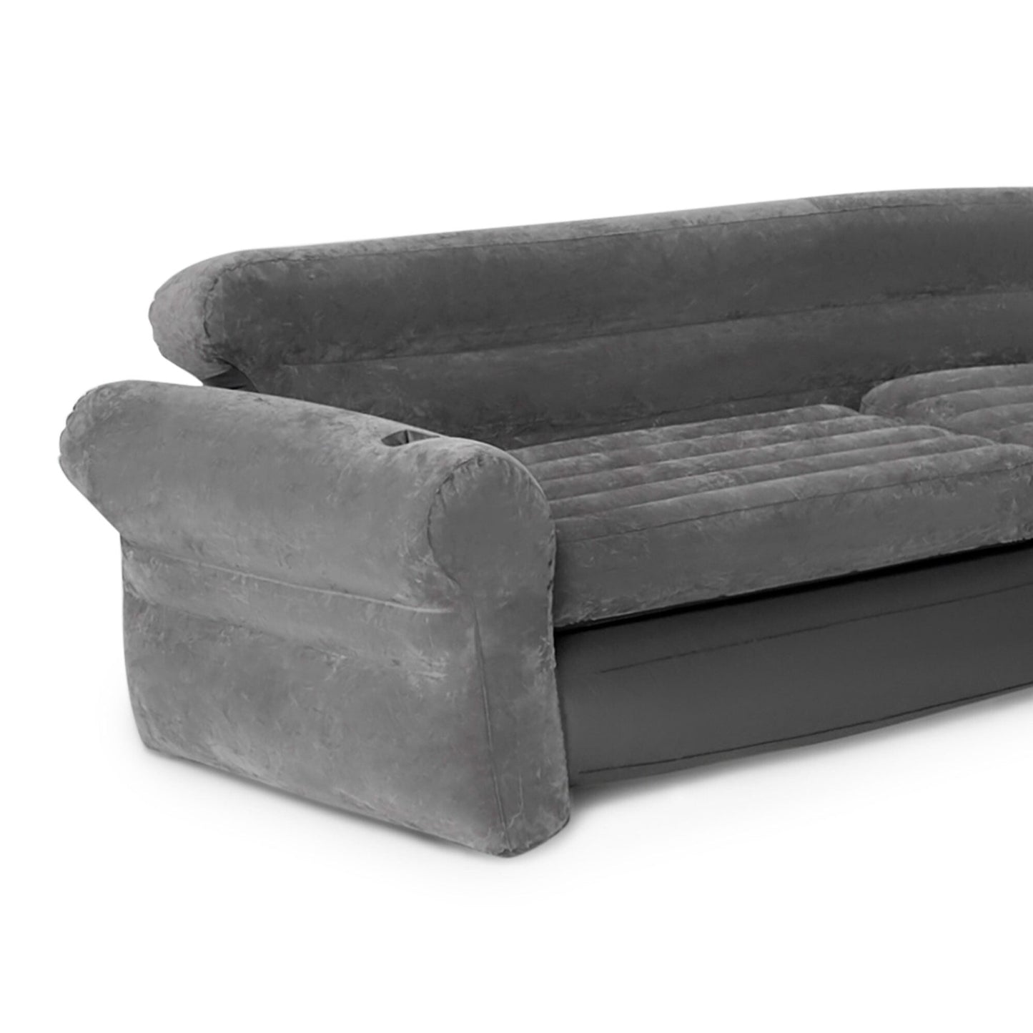 Canapé d'angle gonflable Intex, beige