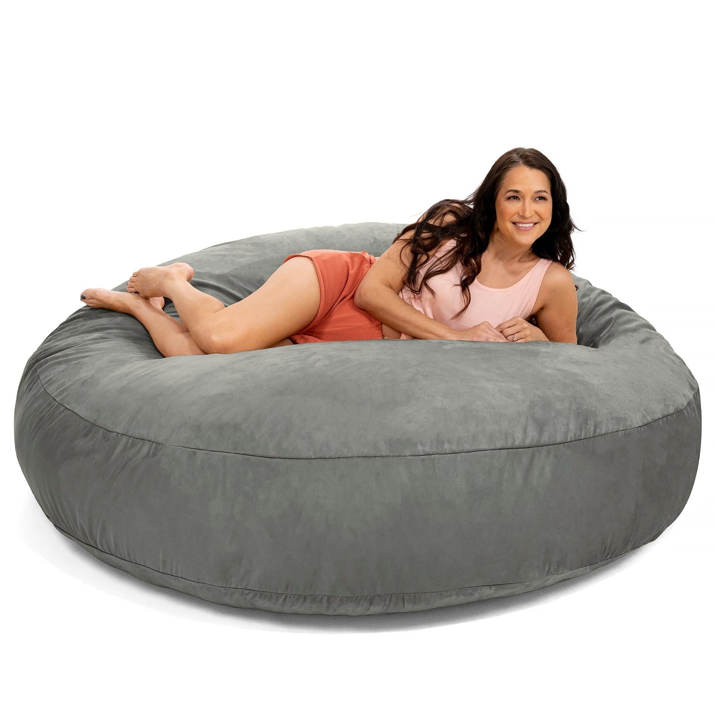 Jaxx 6 Foot Cocoon - 2-in-1 Giant Bean Bag Chair for Adults & Convertible Bean Bag Bed