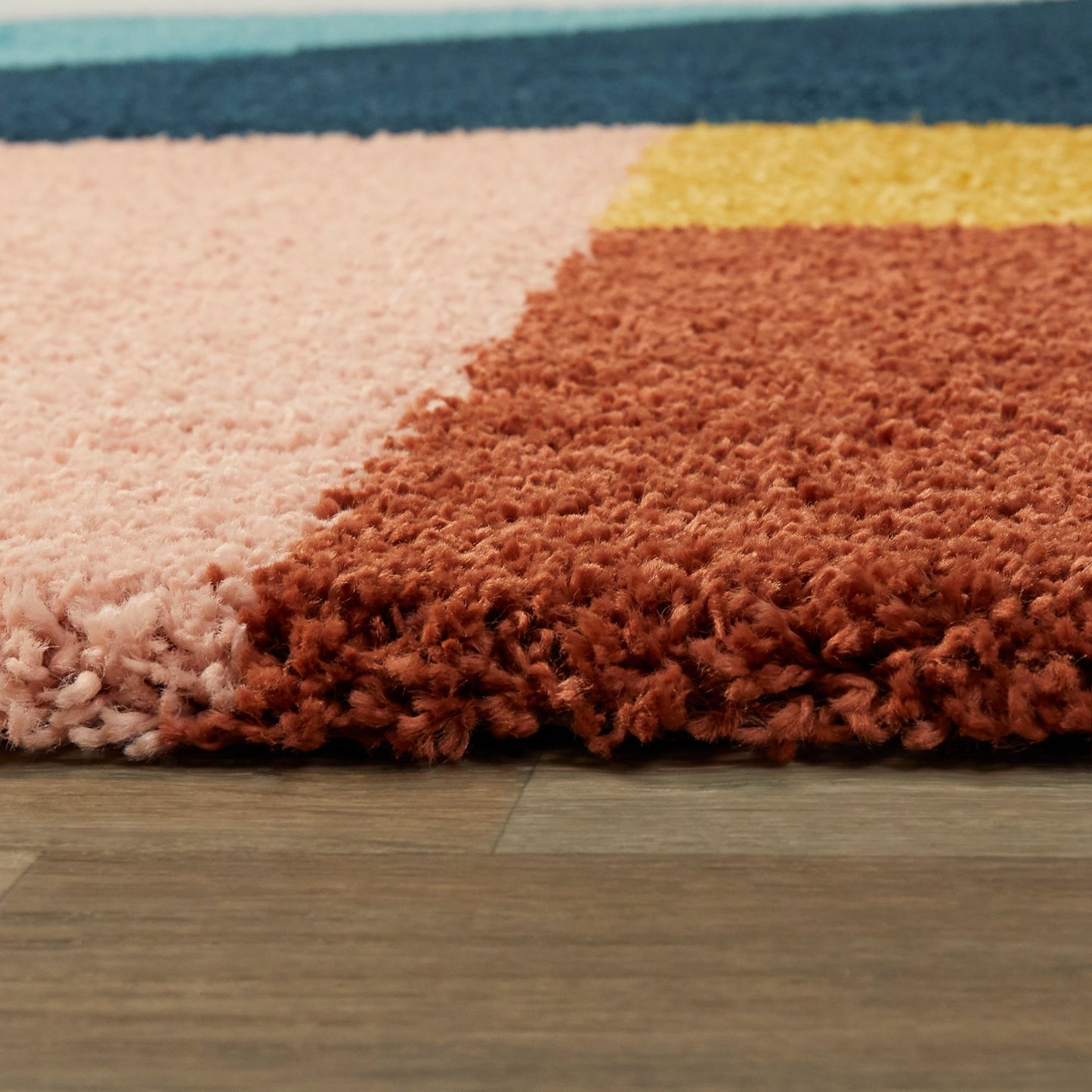 Balta Jordan Modern Color Block Shag Area Rug