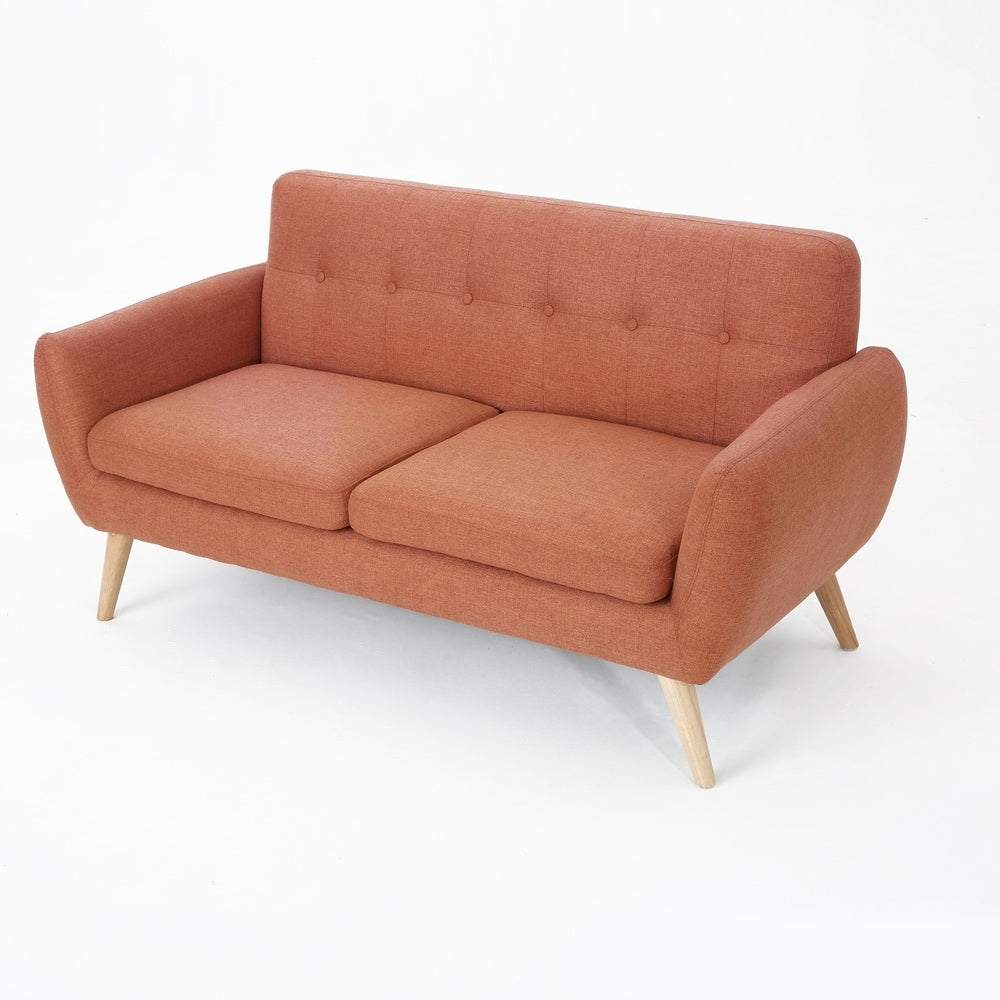 Canapé capitonné Josephine de style milieu du siècle par Christopher Knight Home