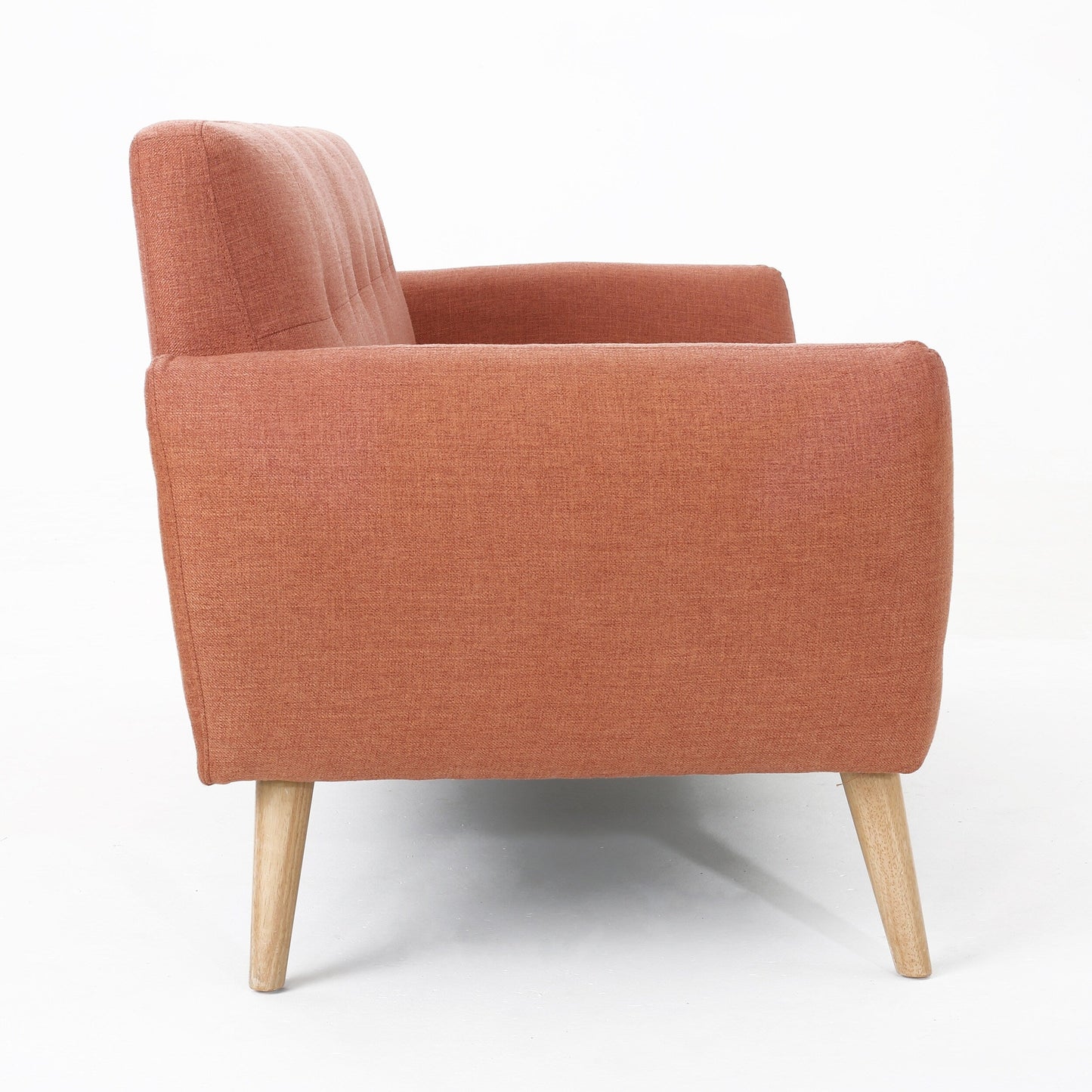 Canapé capitonné Josephine de style milieu du siècle par Christopher Knight Home