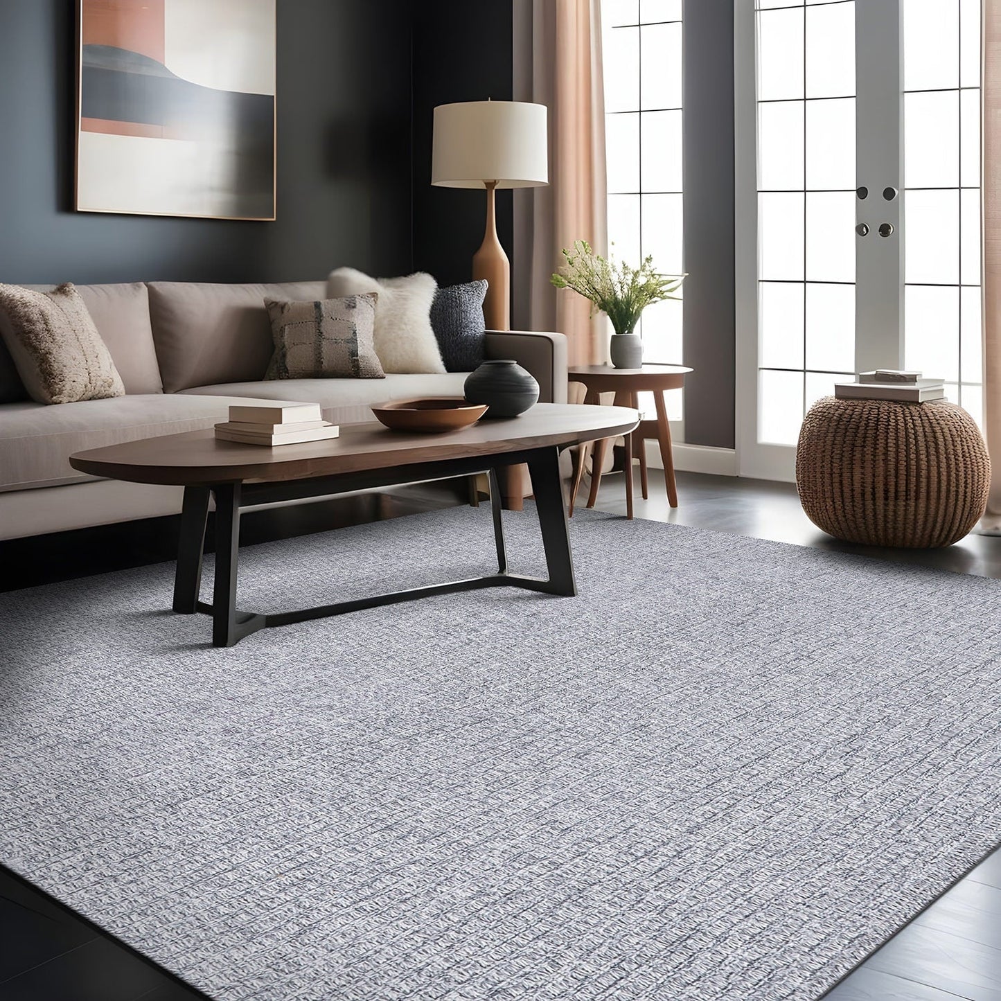 Beverly Rug Easy Clean Non Shedding Jute Rug