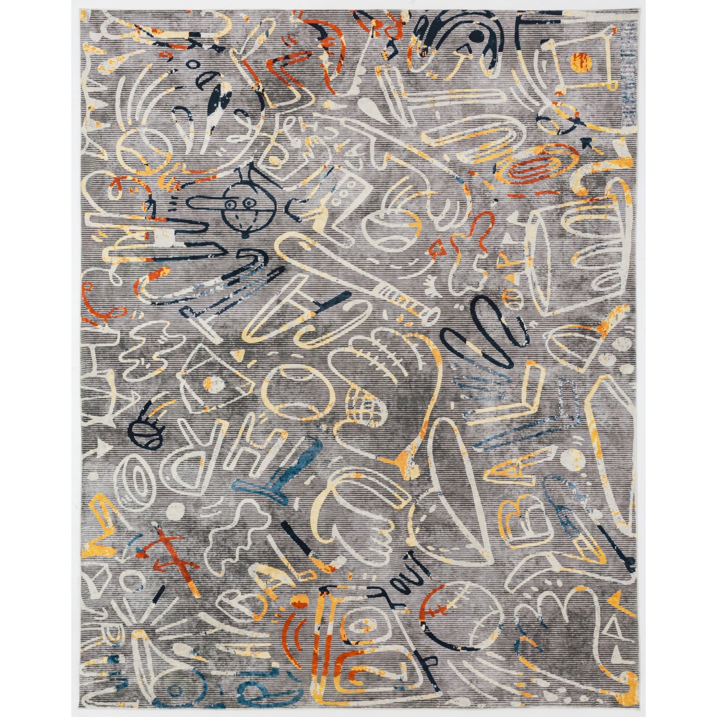 Katie Merz SPORTSGLYPHS Baseball Area Rug