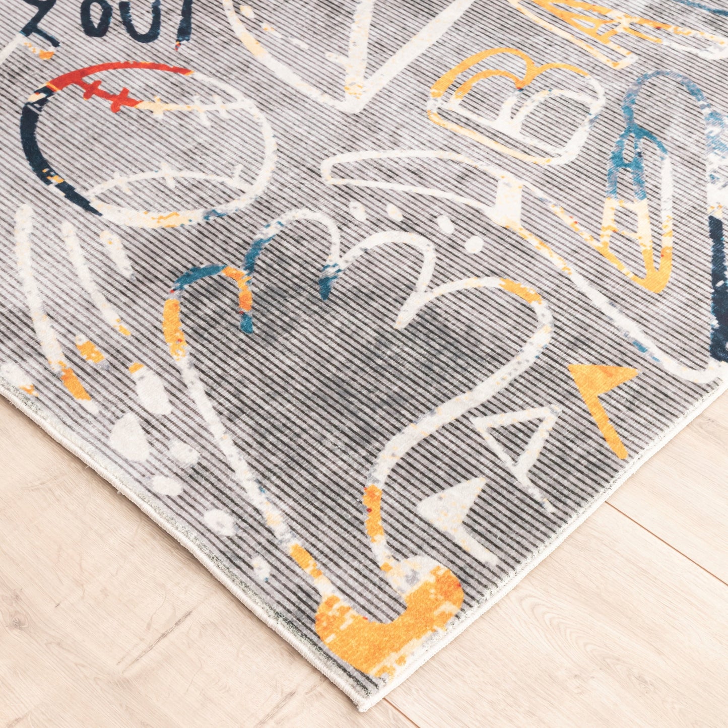Katie Merz SPORTSGLYPHS Baseball Area Rug