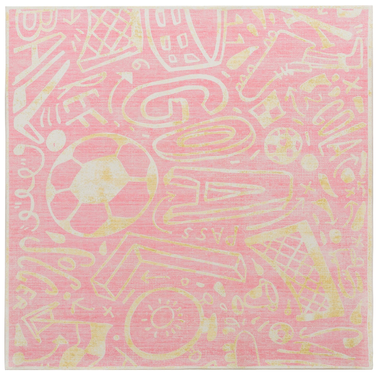 Katie Merz SPORTSGLYPHS Soccer Area Rug