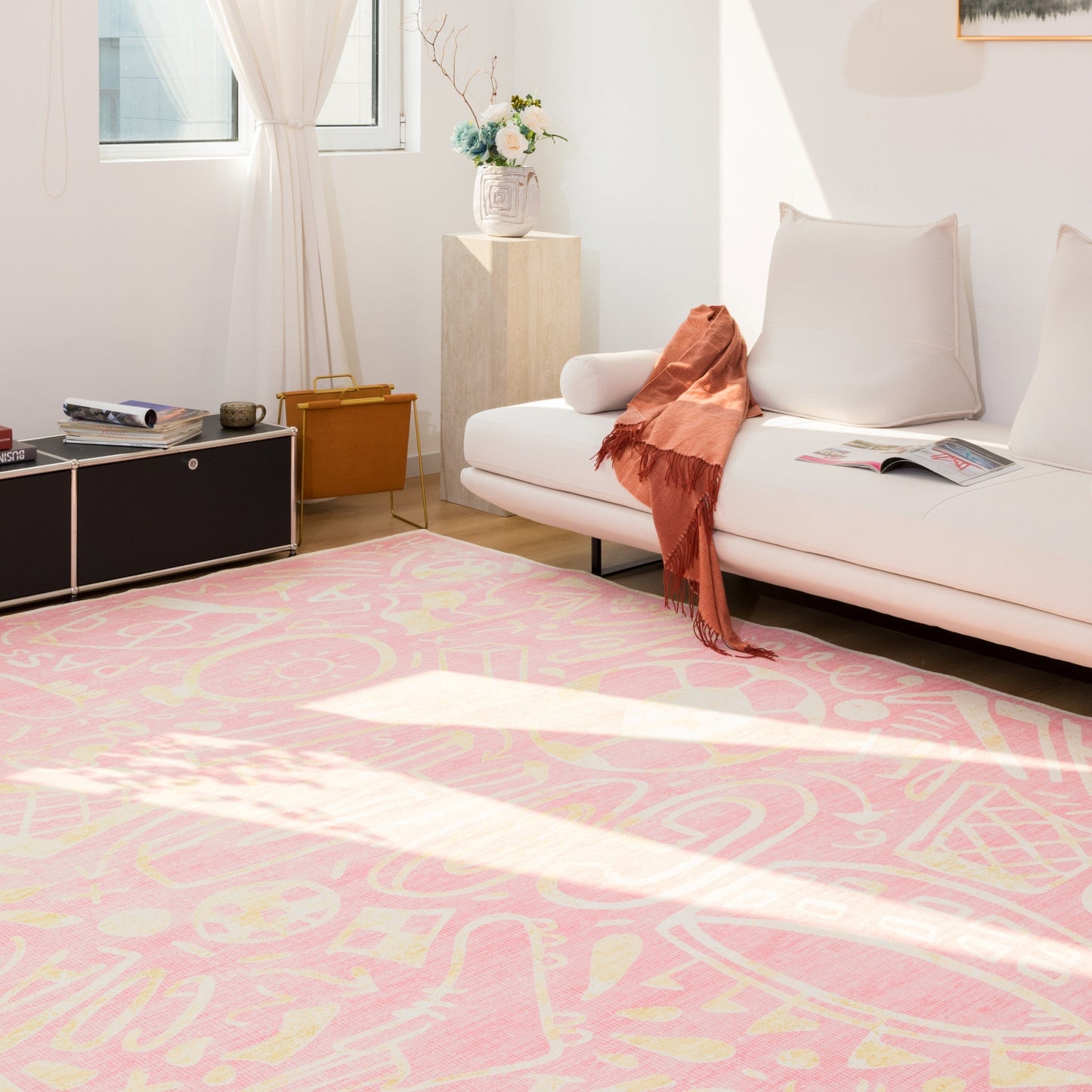 Katie Merz SPORTSGLYPHS Soccer Area Rug