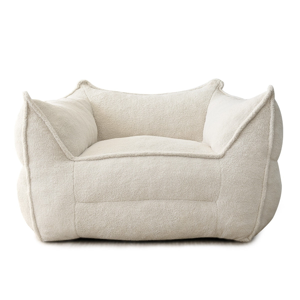 Canapé paresseux en forme de pouf avec mousse à mémoire de forme