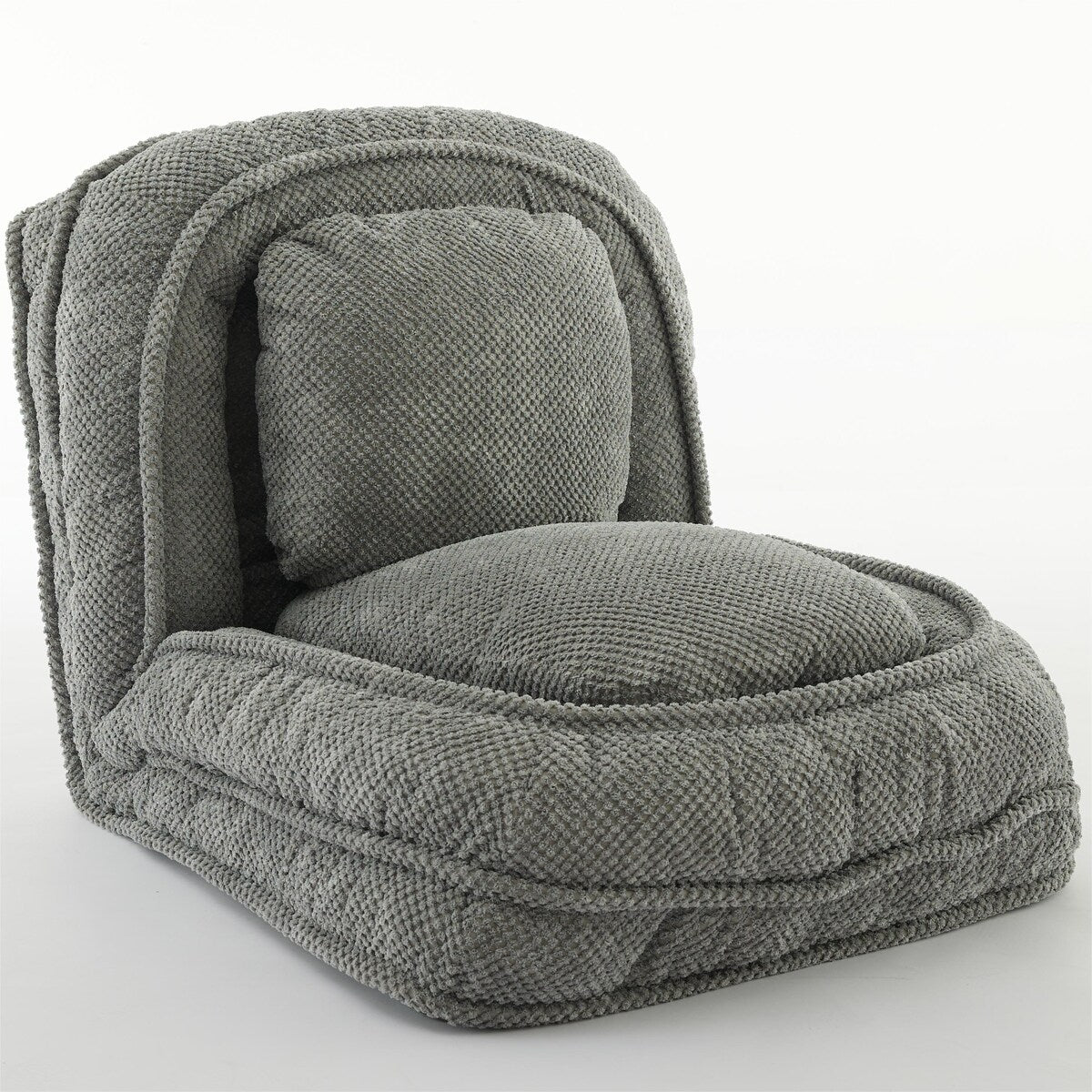 Canapé paresseux, 5 positions réglables, assis, couché, plié, convient pour une chambre ou un salon