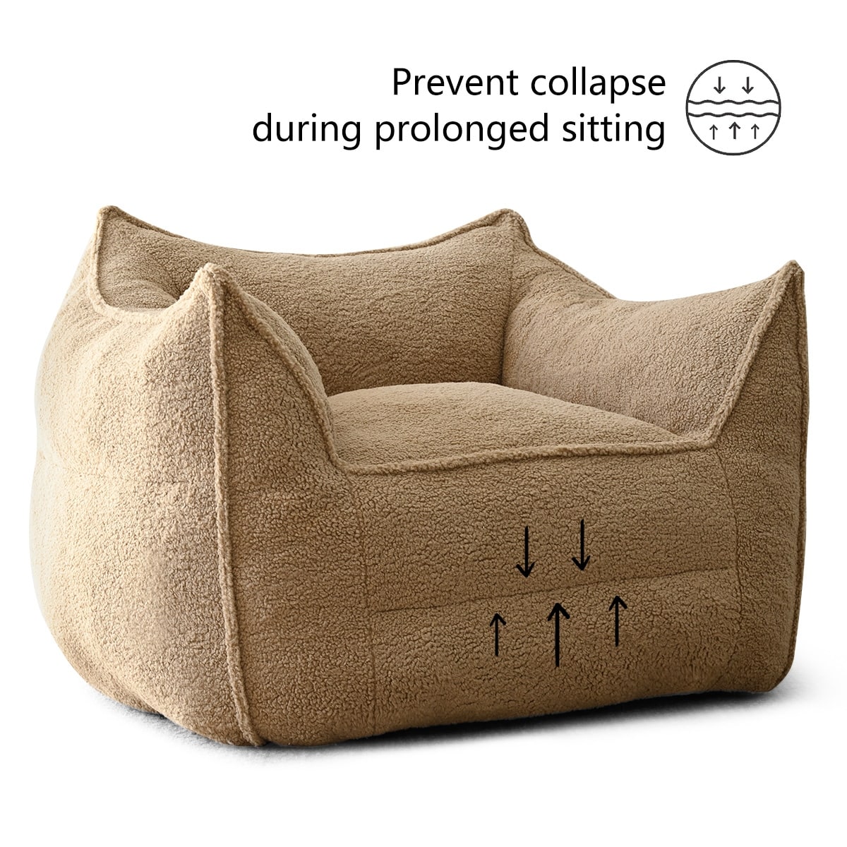 Canapé paresseux Canapé de salon Canapé pouf Fauteuil