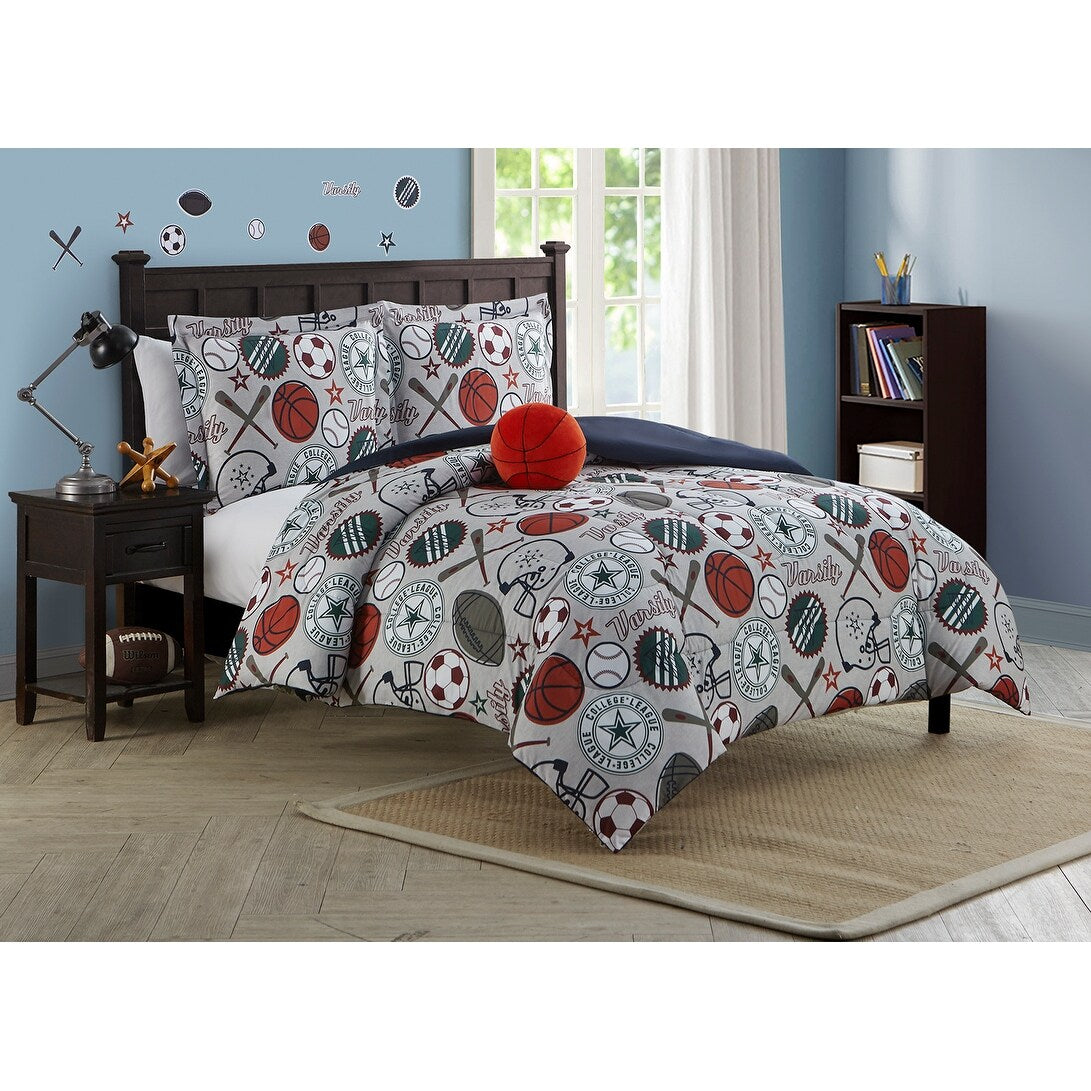 ALEX + BELLA League Sports Soft Microfiber Comforter Set