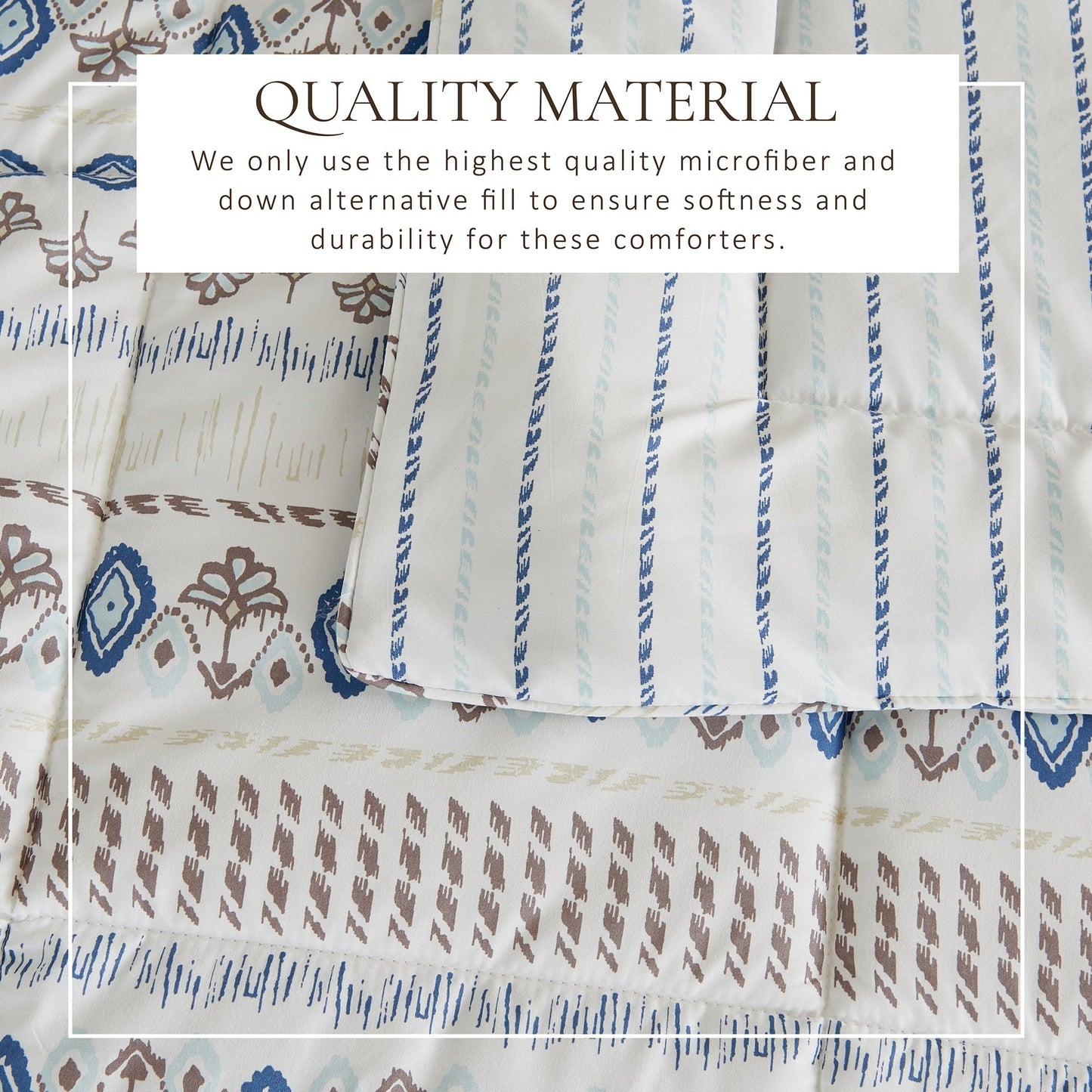 Linery & Co. All Season Down Alternative Reversible Comforter Set
