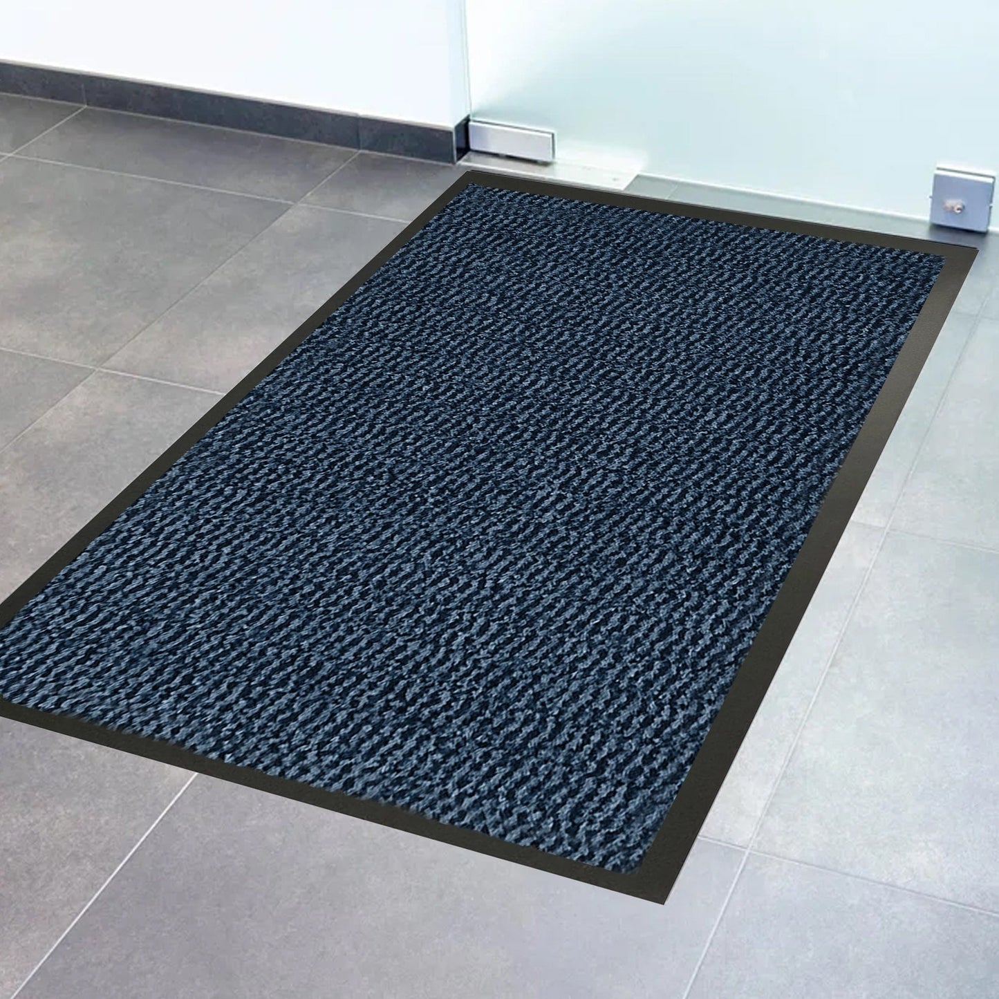 Lisa Heavy-Duty Non-Slip Rubber Door Mat for High Traffic Areas