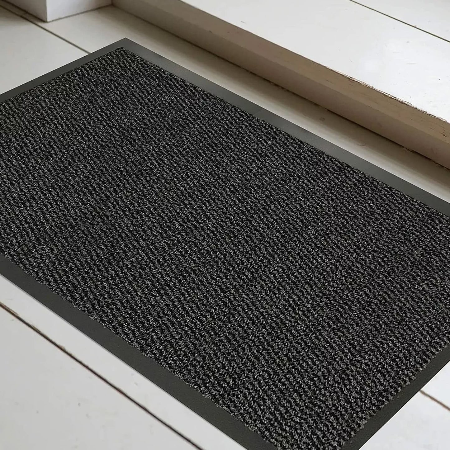 Lisa Heavy-Duty Non-Slip Rubber Door Mat for High Traffic Areas