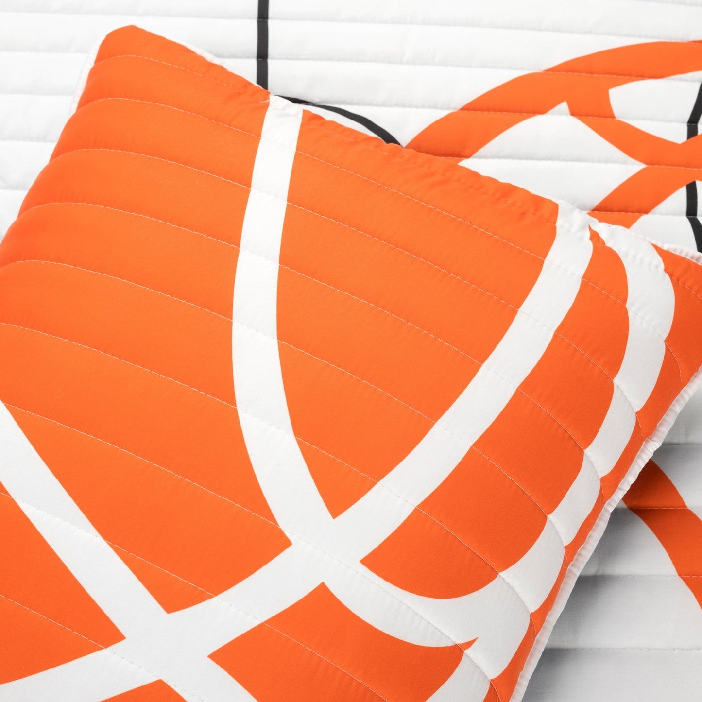 Lush Decor Basketball Game Quilt Set