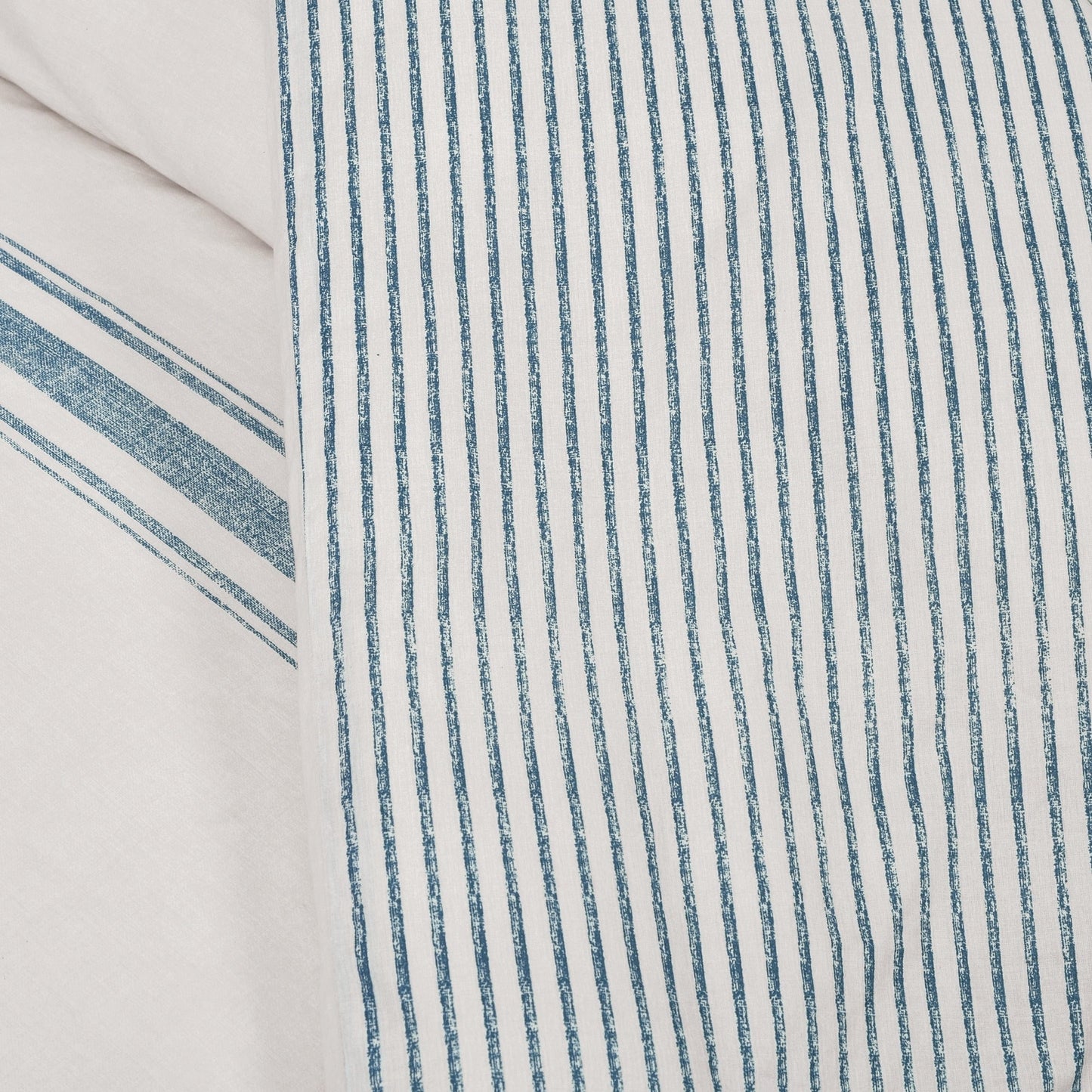 Lush Decor Farmhouse Stripe 3 Piece Duvet Cover Set