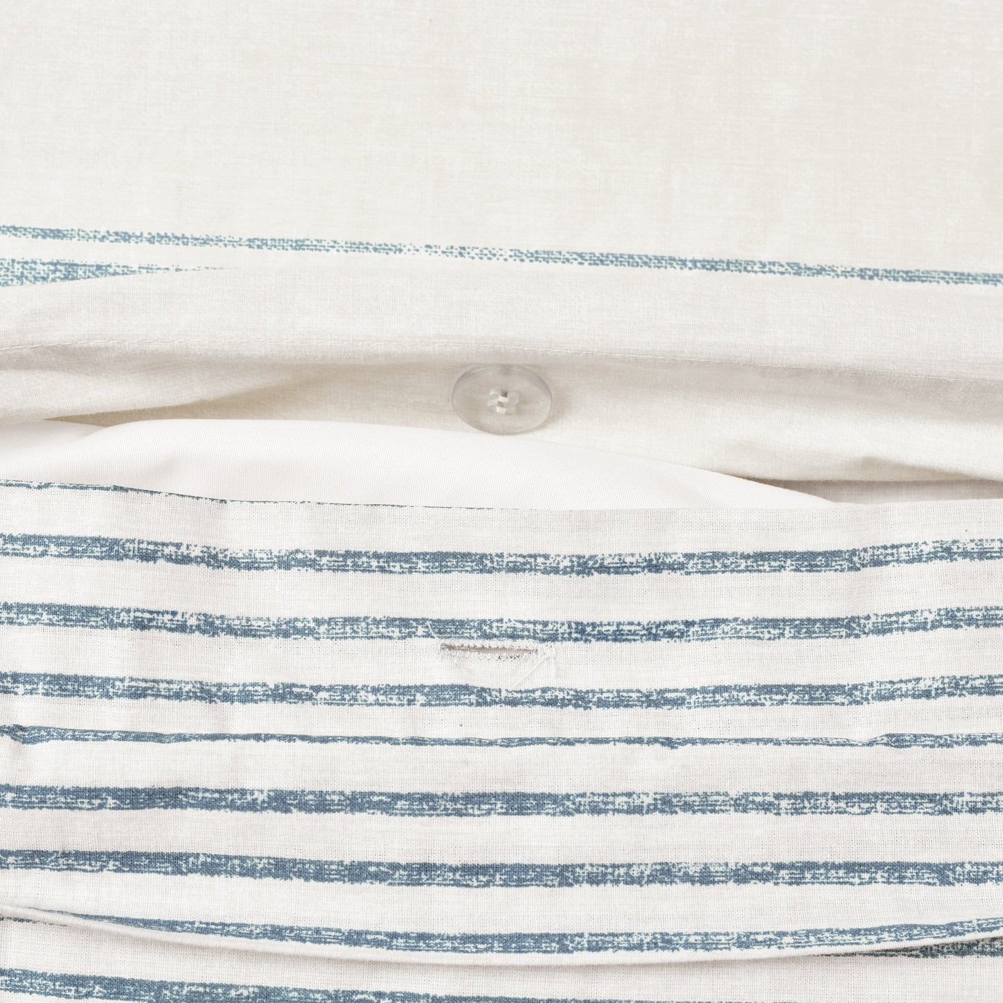Lush Decor Farmhouse Stripe 3 Piece Duvet Cover Set