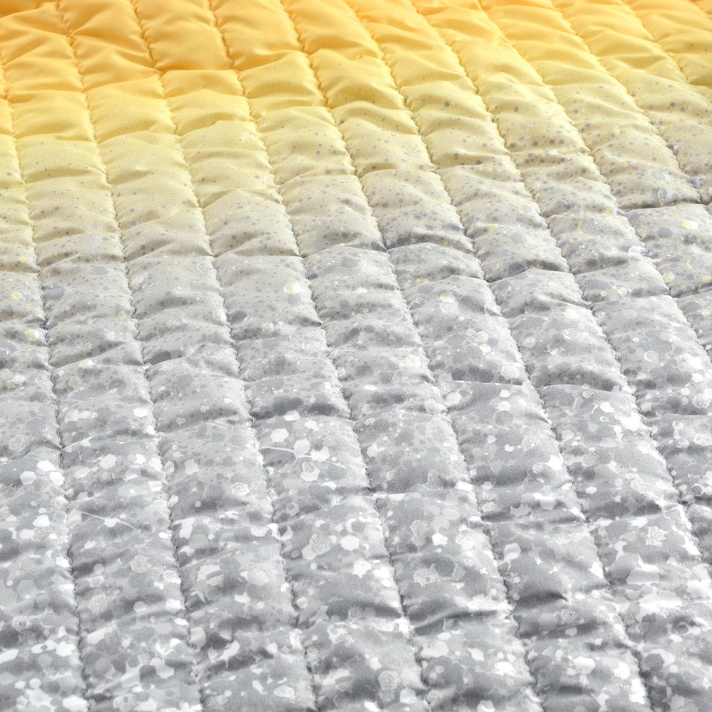 Lush Decor Glitter Ombre Metallic Print Quilt Set