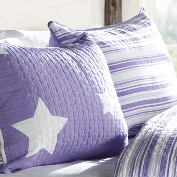 Lush Decor Star Pattern 3-piece Cotton Quilt Set