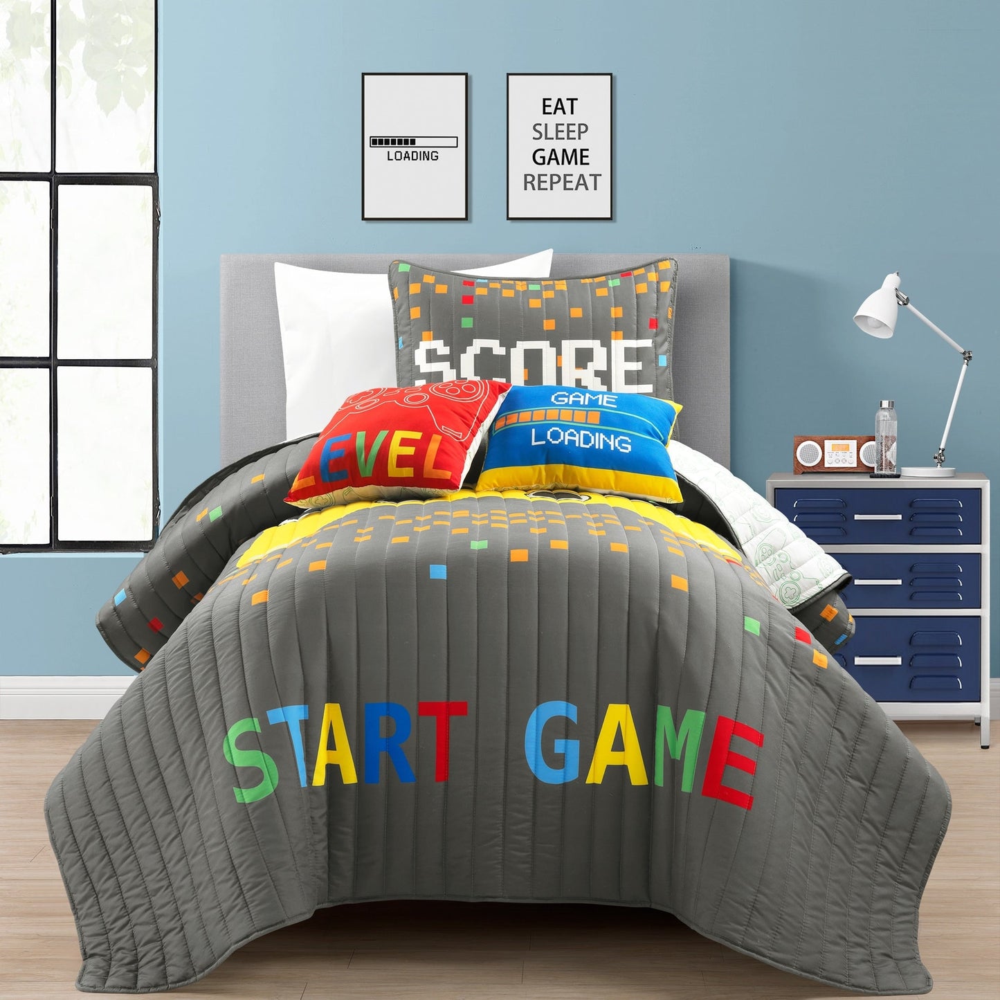 Lush Decor Video Games Kids 5-piece Quilt Set