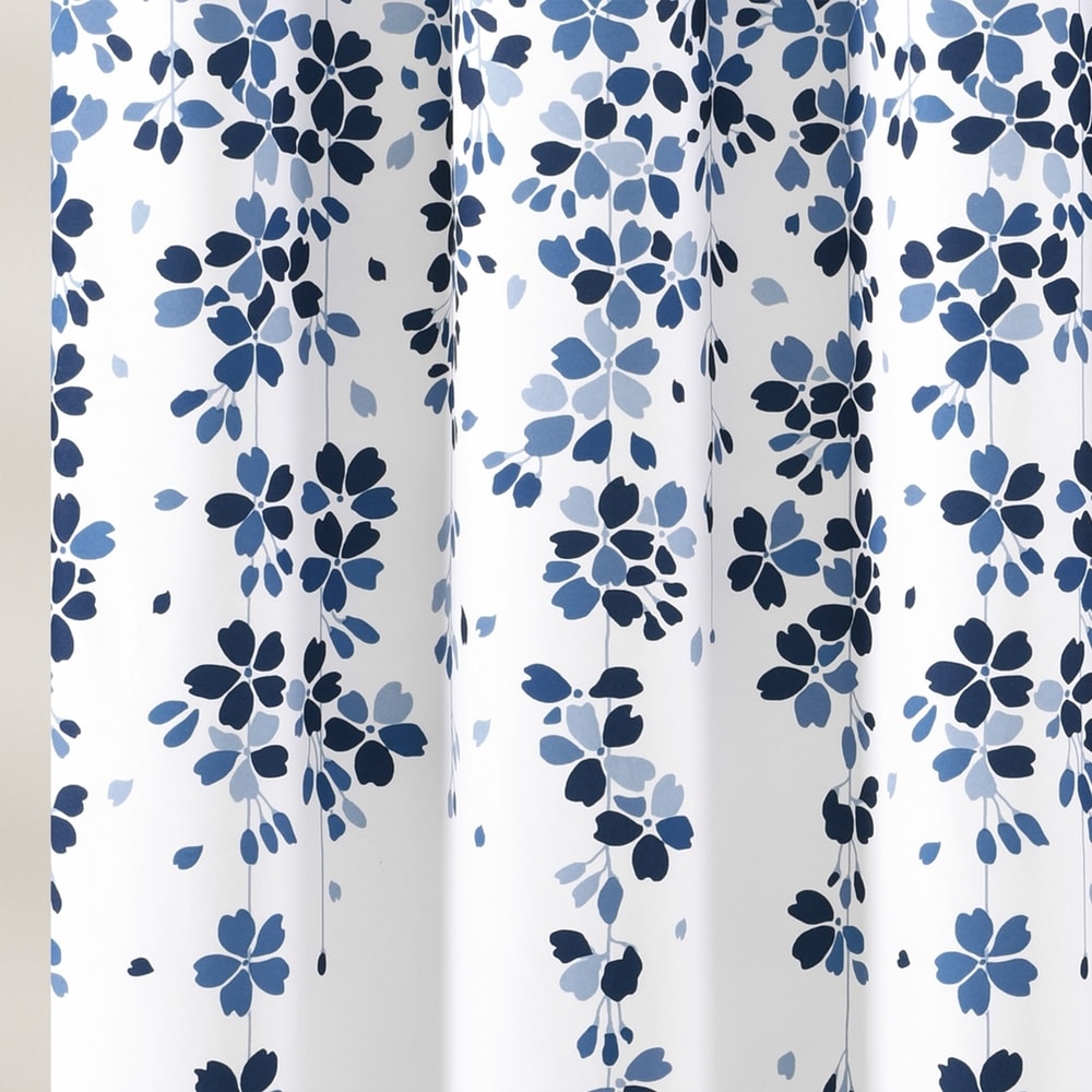 Lush Decor Weeping Flower Shower Curtain