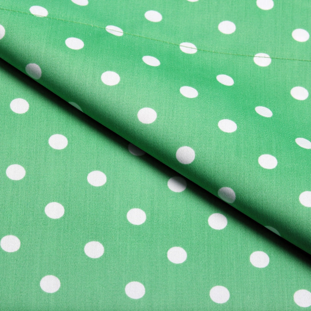 Superior Thread Count 600TC Polka Dot Cotton Blend Duvet Cover Set