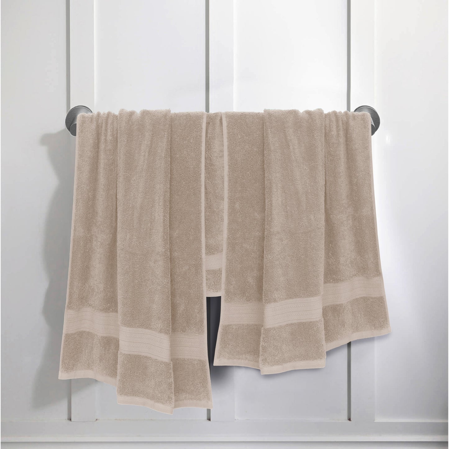 Luxurious Absorbent 650 GSM Combed Cotton 6-piece Towel Set