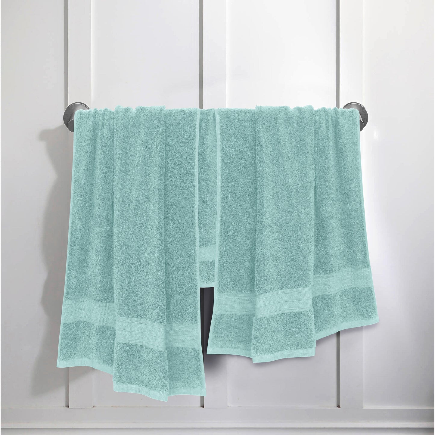 Luxurious Absorbent 650 GSM Combed Cotton 6-piece Towel Set