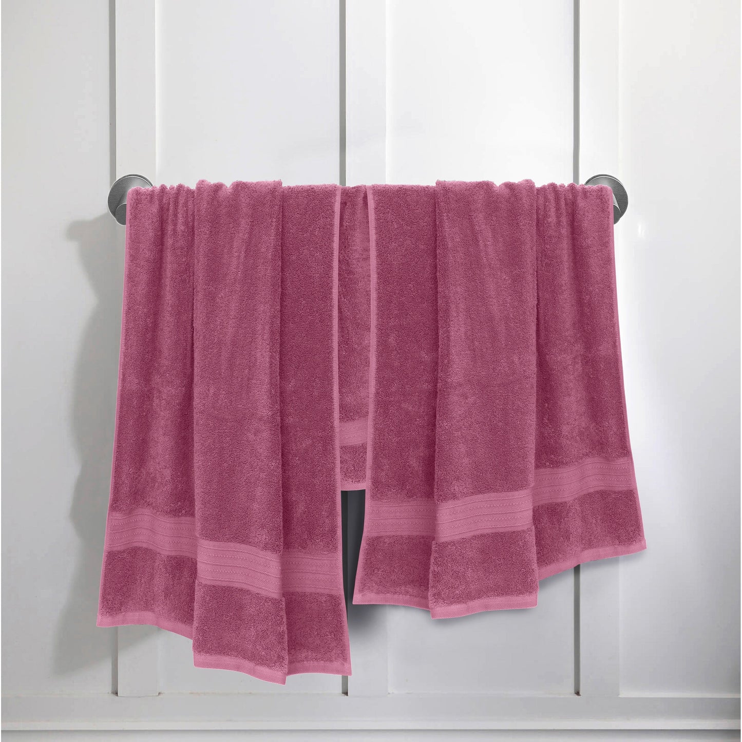 Luxurious Absorbent 650 GSM Combed Cotton 6-piece Towel Set