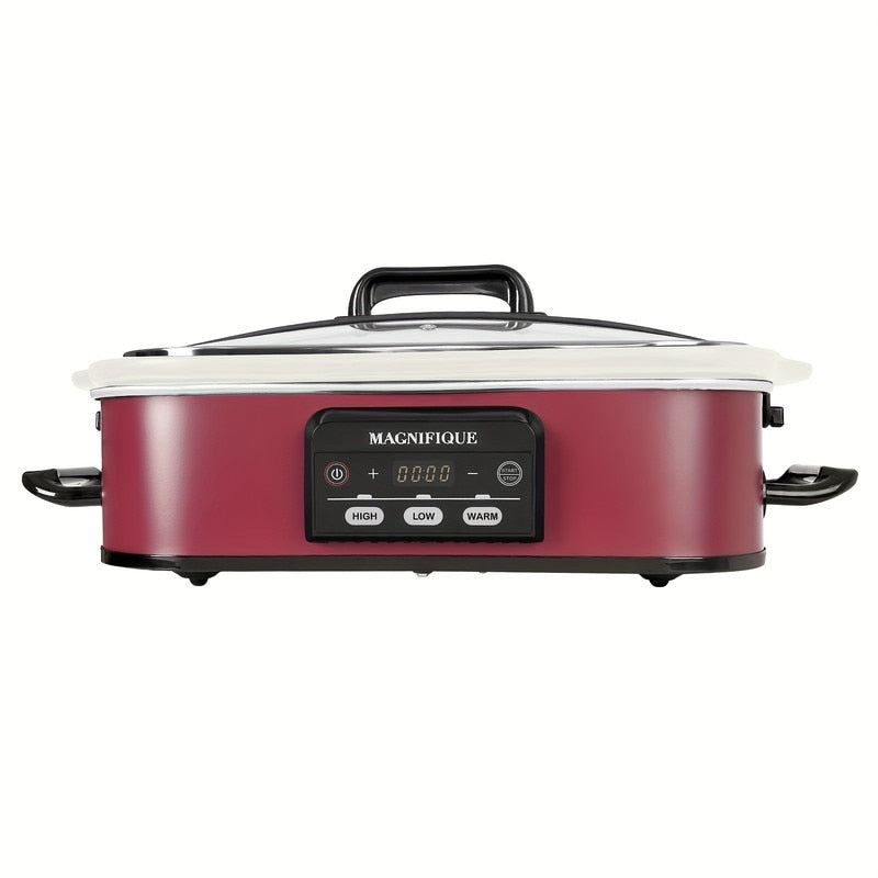 MAGNIFIQUE Programmable Slow Cooker with Non-Stick Pot