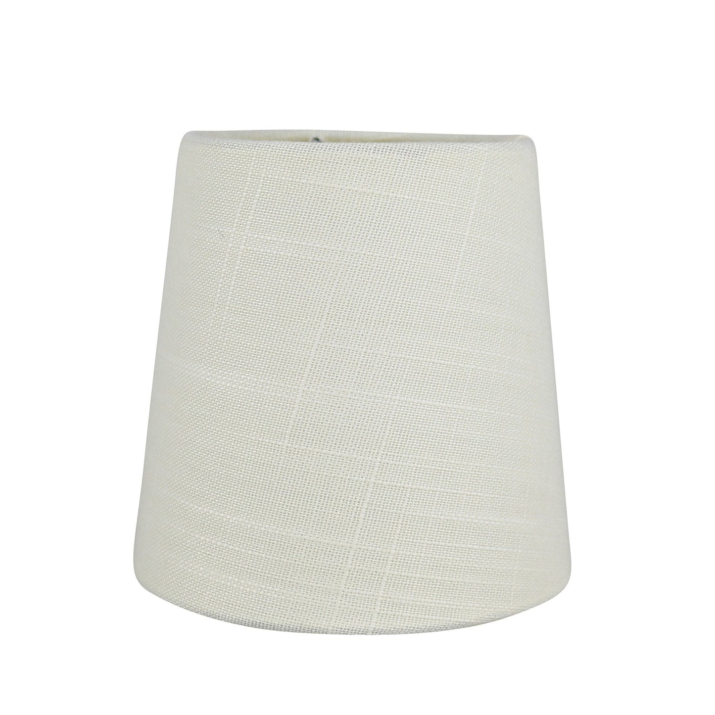MERIVILLE Linen Clip On Chandelier Lamp Shades, 4-inch by 5-inch by 5-inch