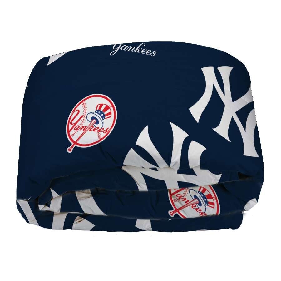 MLB New York Yankees Rotary 4-piece Twin Bed in a Bag Set
