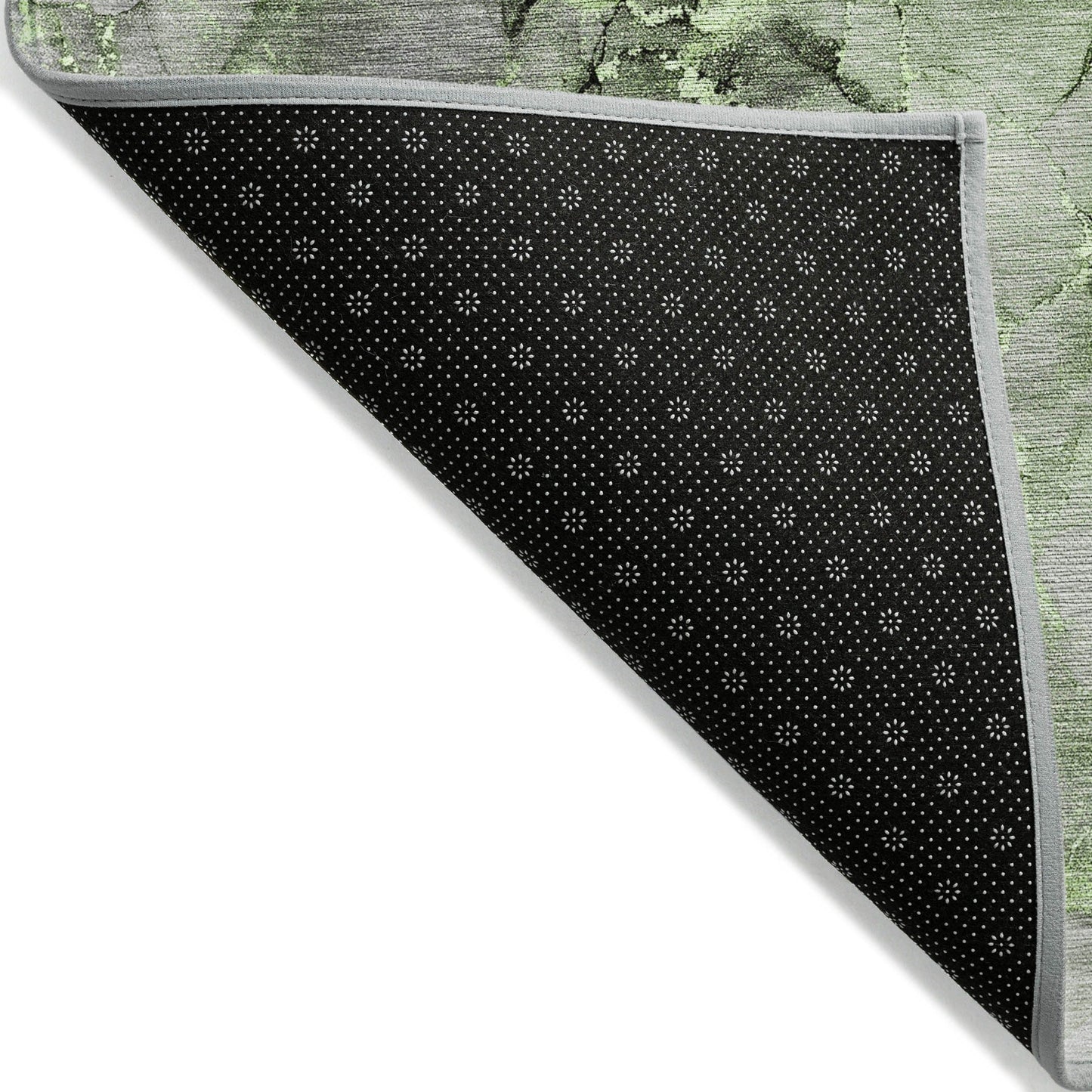 Machine Washable Indoor/ Outdoor Abstract Chantille Rug