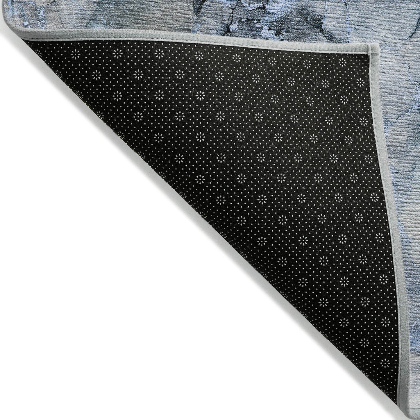 Machine Washable Indoor/ Outdoor Abstract Chantille Rug